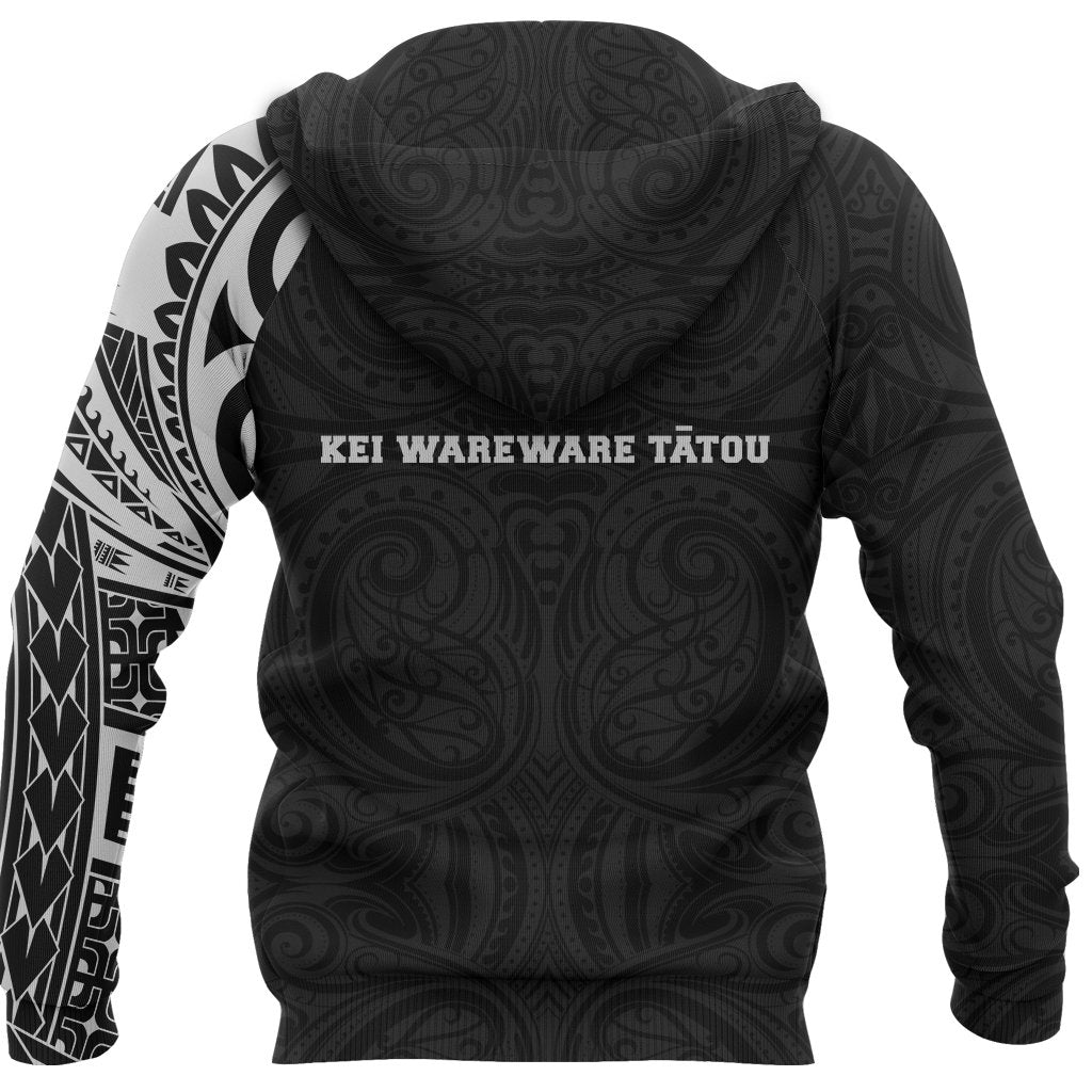 New Zealand ANZAC Zip Hoodie, Lest We Forget Maori Tattoo Full Zip Hoodie - Customized - Vibe Hoodie Shop