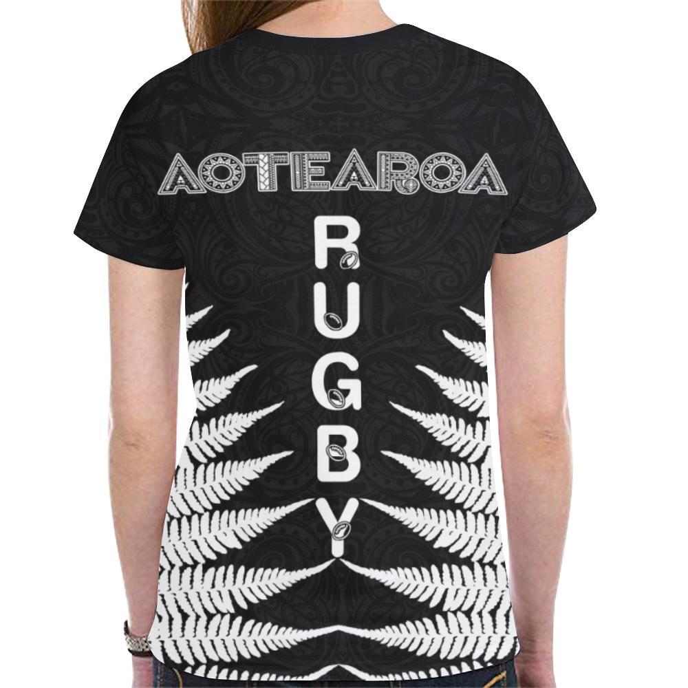 New Zealand Rugby Shirt, Aotearoa Rugby Fern T shirts - Vibe Hoodie Shop