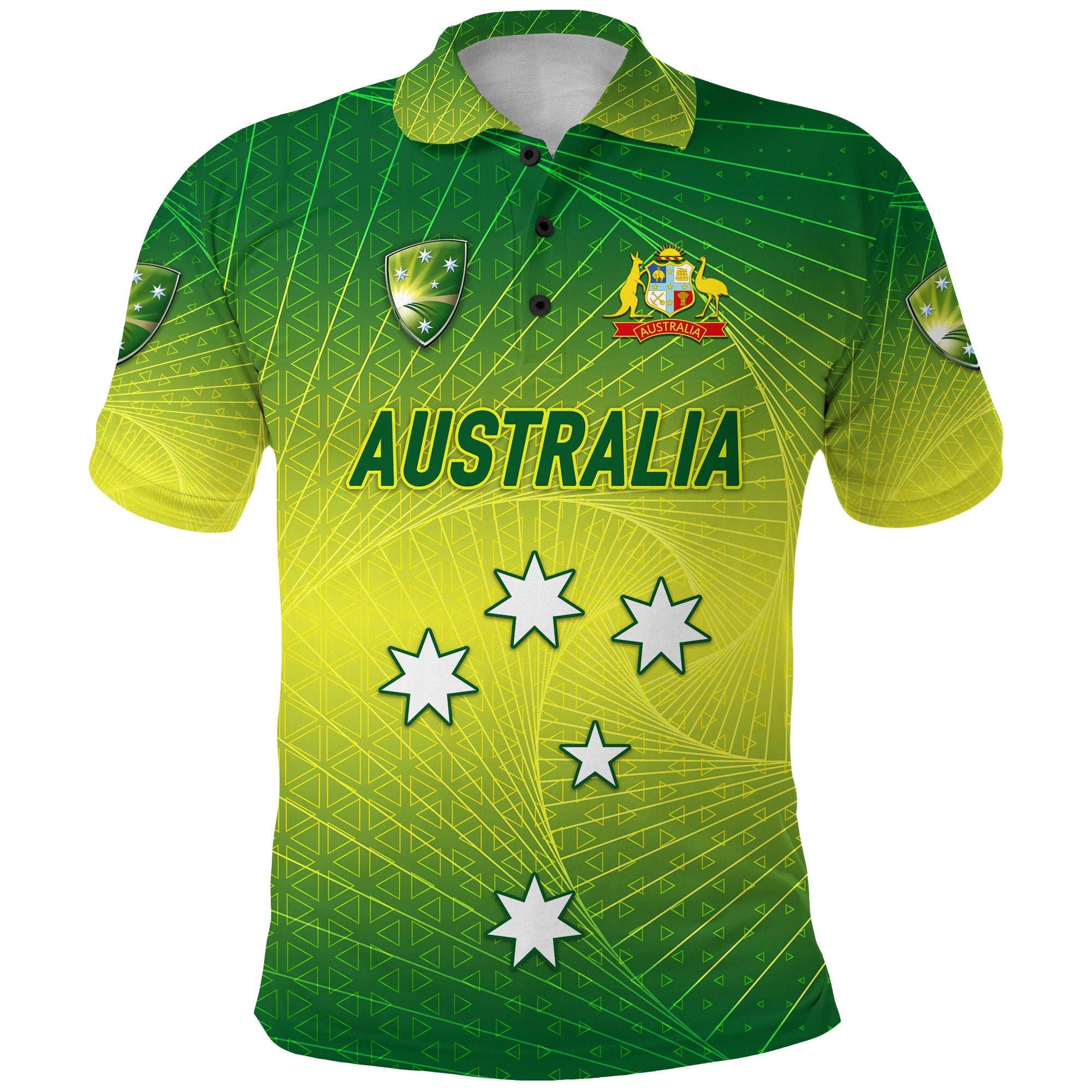 (Custom Personalised) Australia Men Cricket Team Polo Shirt Original Style - Vibe Hoodie Shop