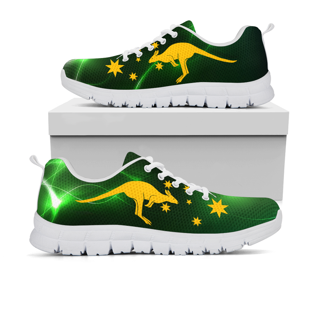 Sneakers - Kangaroo Shoes Glowing Light - Unisex - Vibe Hoodie Shop