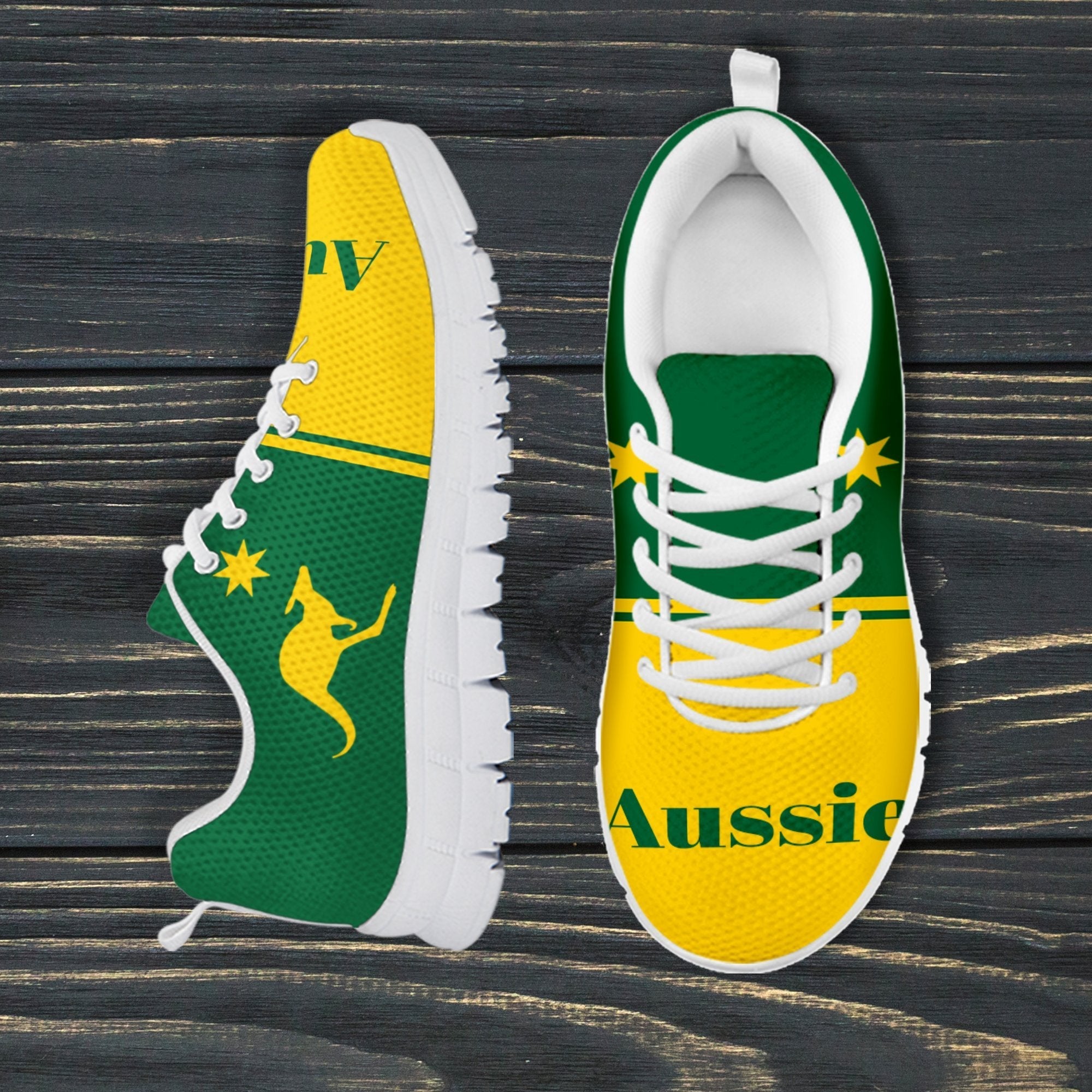 Sneakers - Kangaroo Shoes Rugby Aussie - Unisex - Vibe Hoodie Shop