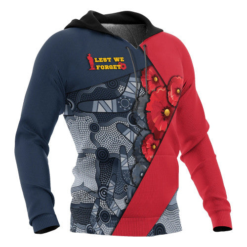 Australia Aboriginal Inspired Hoodie - Anzac Day - Vibe Hoodie Shop