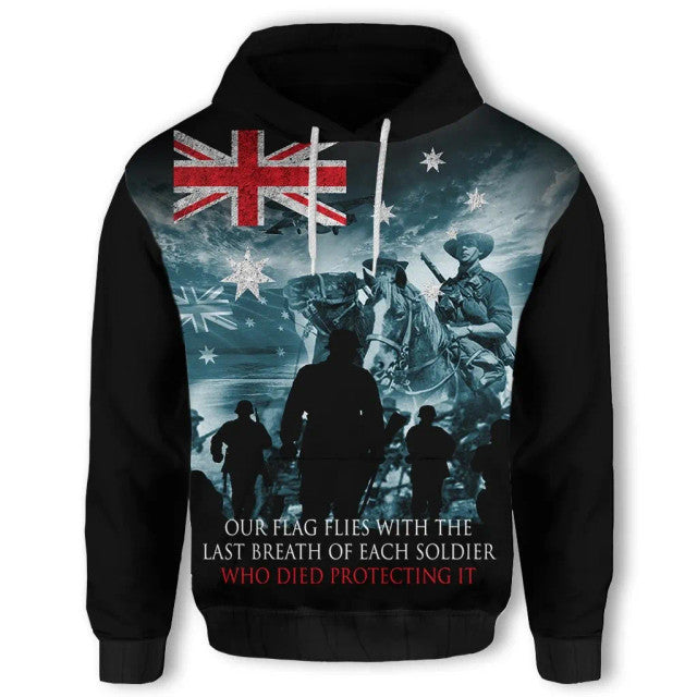 Australia Anzac Day - Hoodie Brave Spirit Pullover Hoodie - Vibe Hoodie Shop