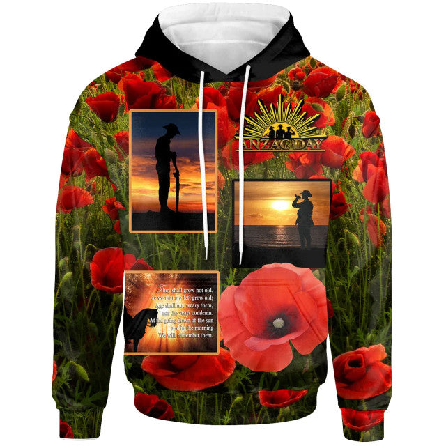 Australia Anzac Hoodie - Remembrance Day - Vibe Hoodie Shop