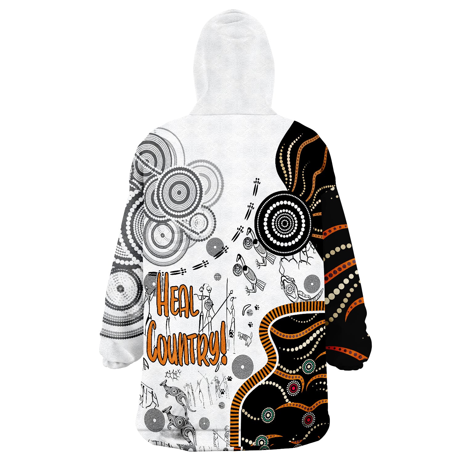 Australia NAIDOC Week Aboriginal Story Wearable Blanket Hoodie - Vibe Hoodie Shop