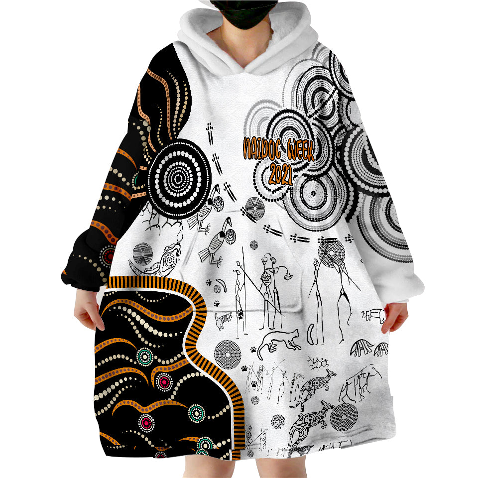 Australia NAIDOC Week Aboriginal Story Wearable Blanket Hoodie - Vibe Hoodie Shop