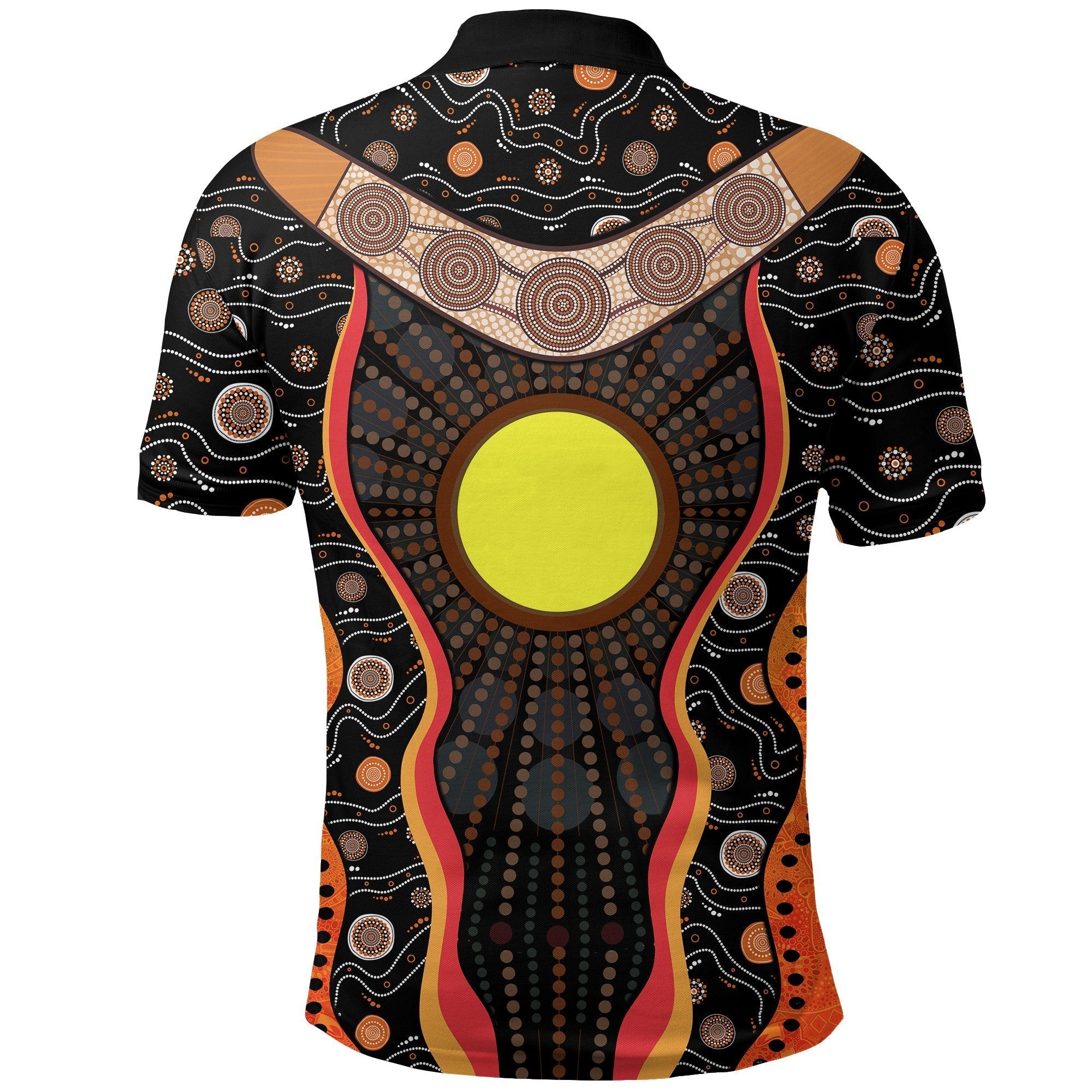 Polo Shirt - Koala Shirt Aboriginal Patterns - Unisex - Vibe Hoodie Shop