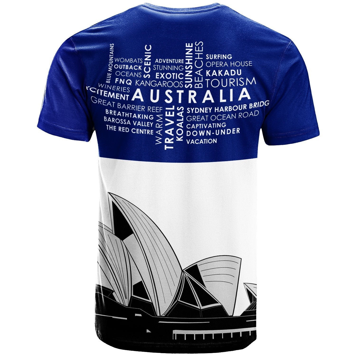 Australia T shirt - Architectural Attractions - Vibe Hoodie Shop