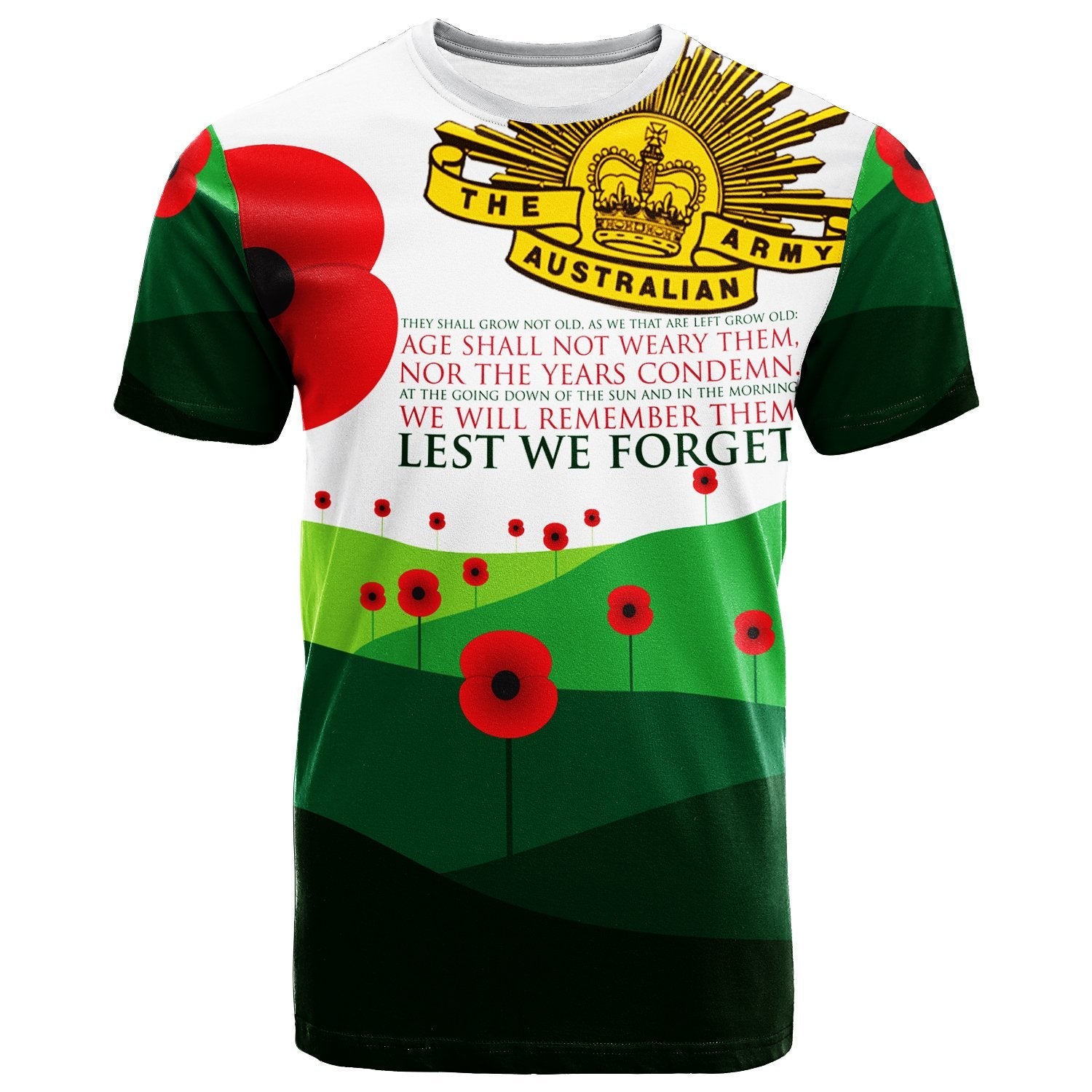 T shirt - We Will Remember Them - Vibe Hoodie Shop