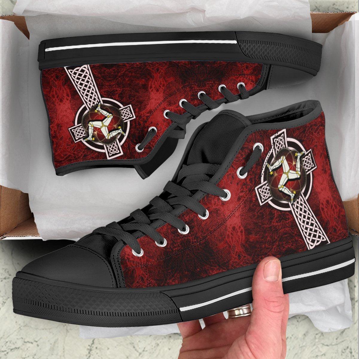 isle-of-man-celtic-high-top-shoes-celtic-cross-triskele-skew-style