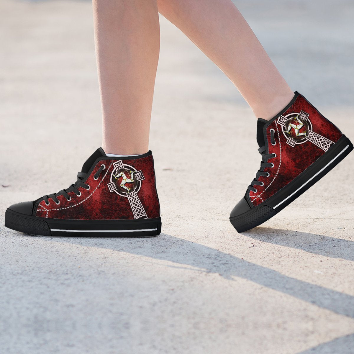 isle-of-man-celtic-high-top-shoes-celtic-cross-triskele-skew-style