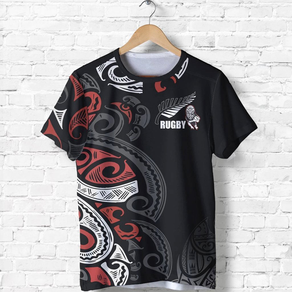 New Zealand Rugby Shirt, Maori Haka Rugby T shirt - Vibe Hoodie Shop