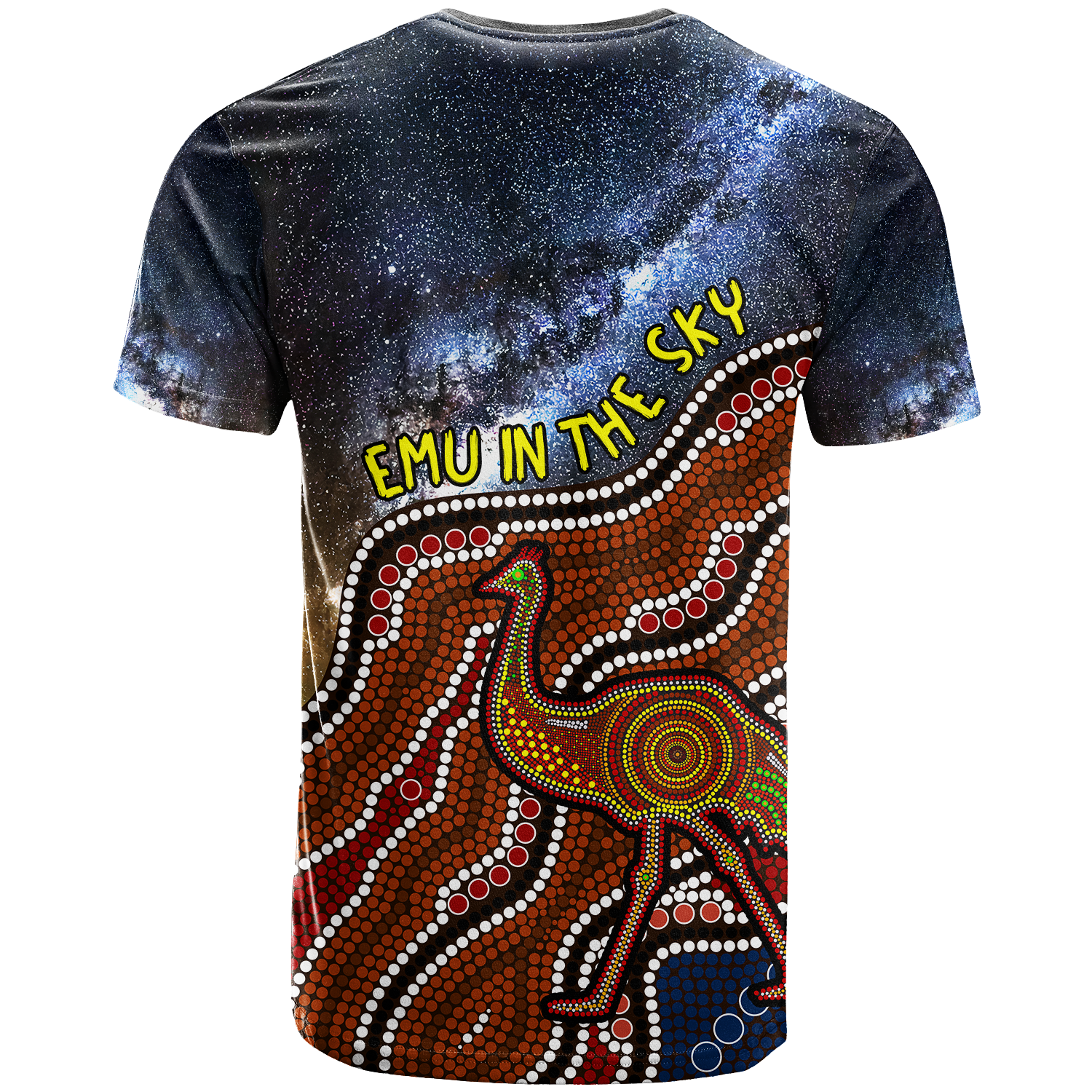 Emu In The Sky Australia Aboriginal T Shirt - - Vibe Hoodie Shop