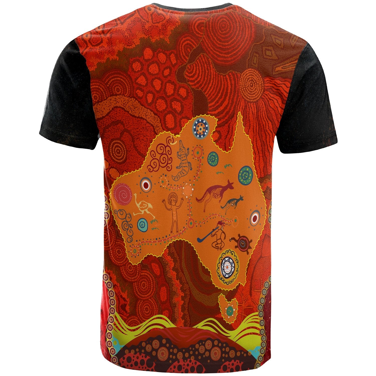 Aboriginal T shirt - NAIDOC Week 2020 Version Red - Vibe Hoodie Shop