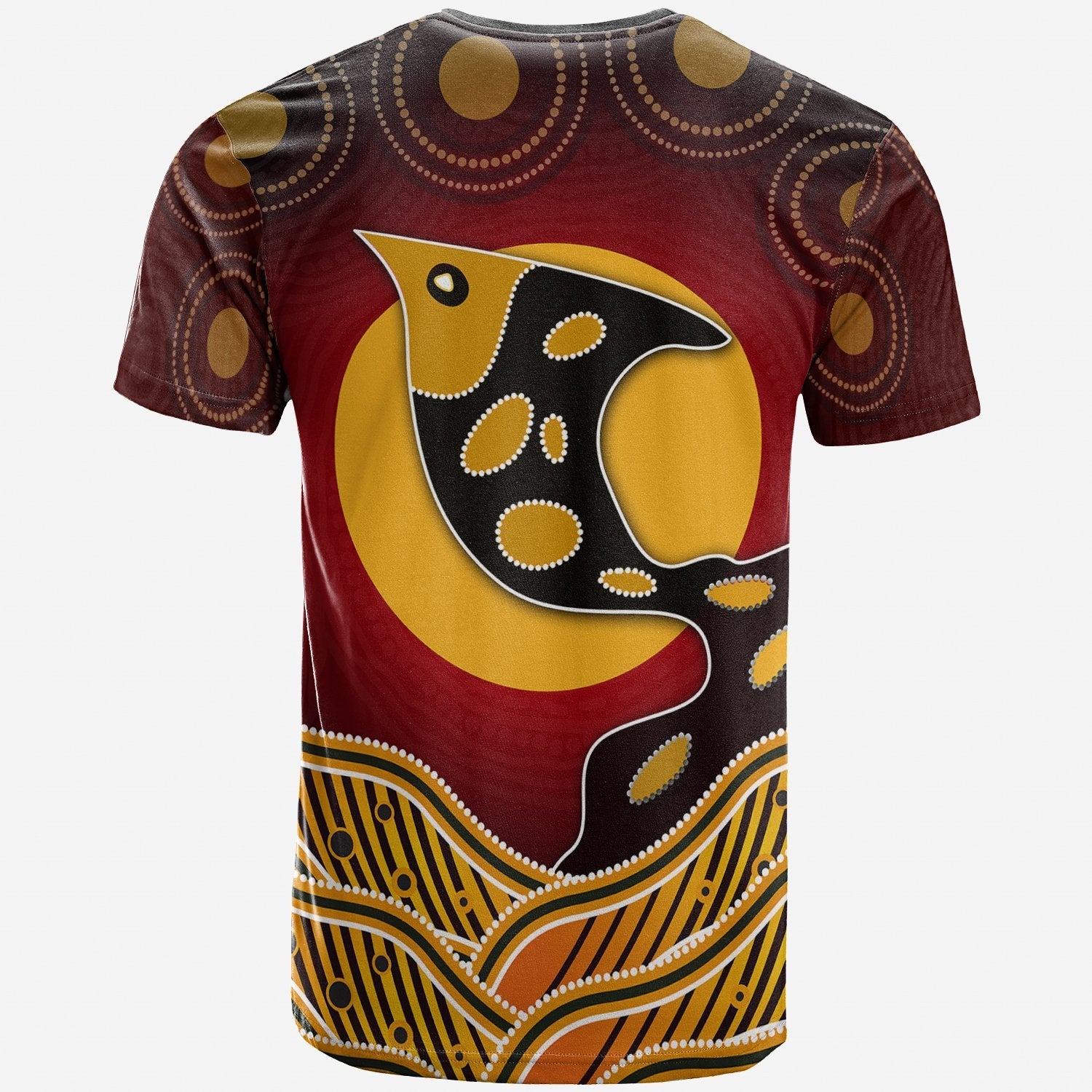 Personalised T shirt - Aboriginal Dot Patterns Fish - Vibe Hoodie Shop