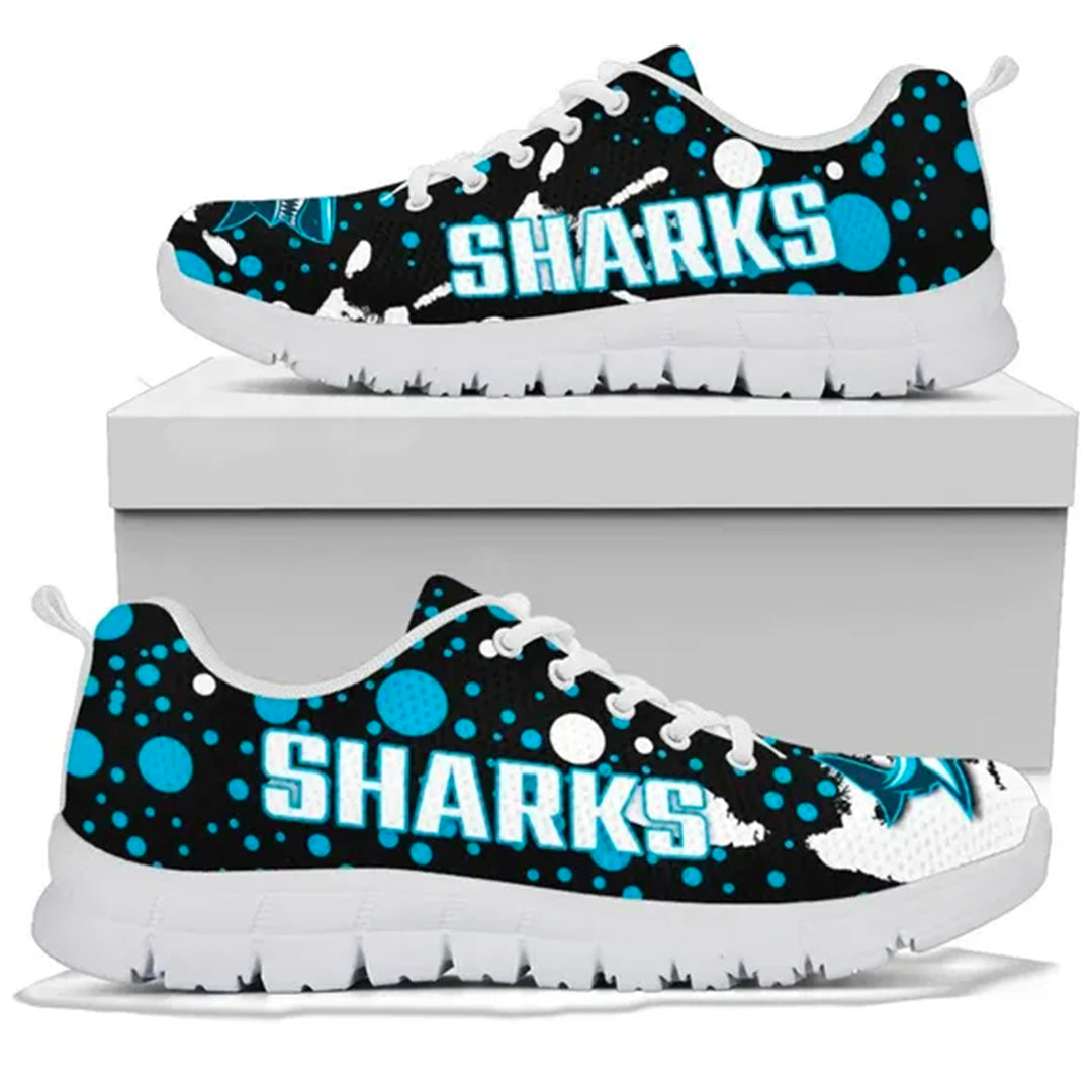 Sharks Indigenous Sneakers Minimalism Version - Vibe Hoodie Shop