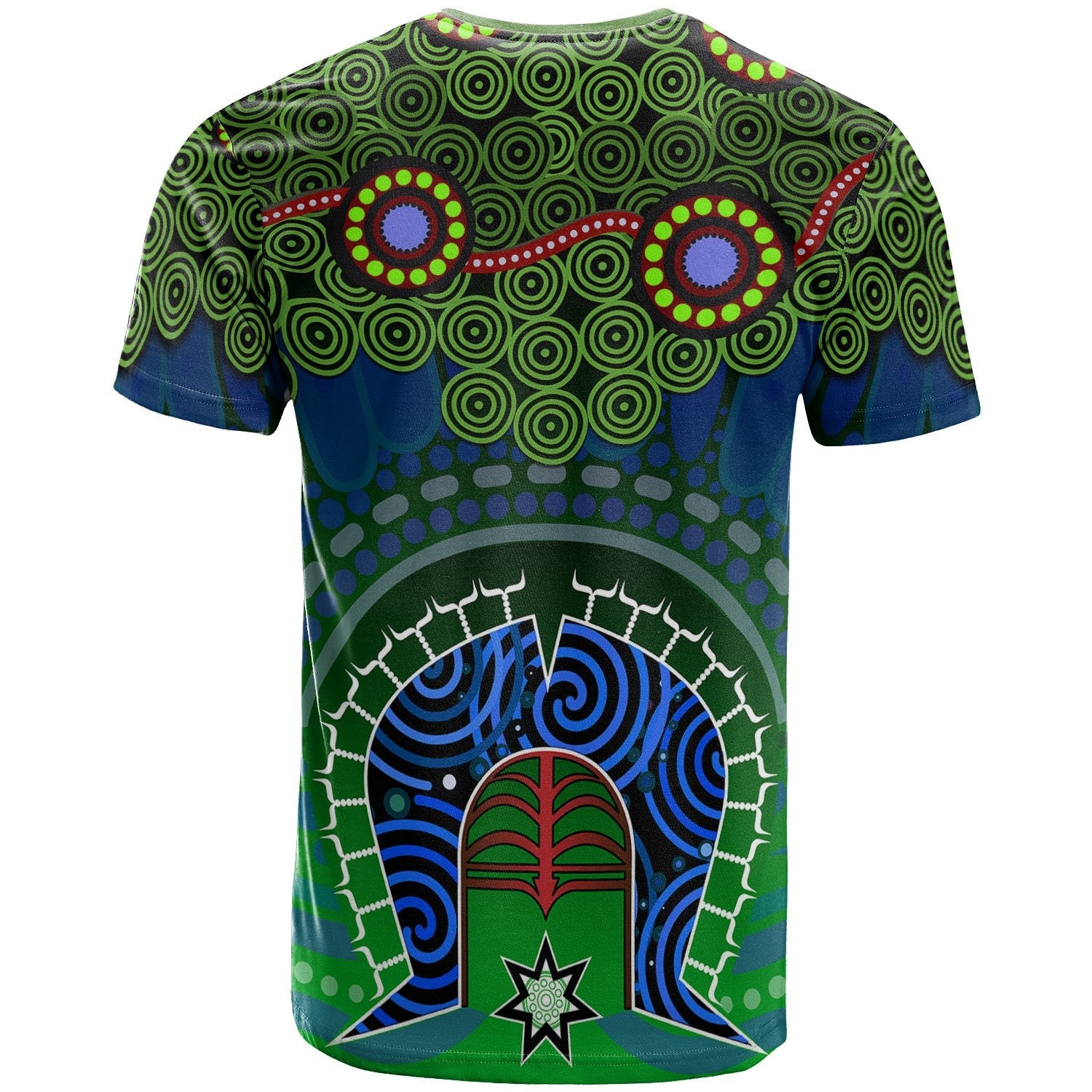 Torres Strait T - Shirt - Dhari And Dot Patterns - Vibe Hoodie Shop