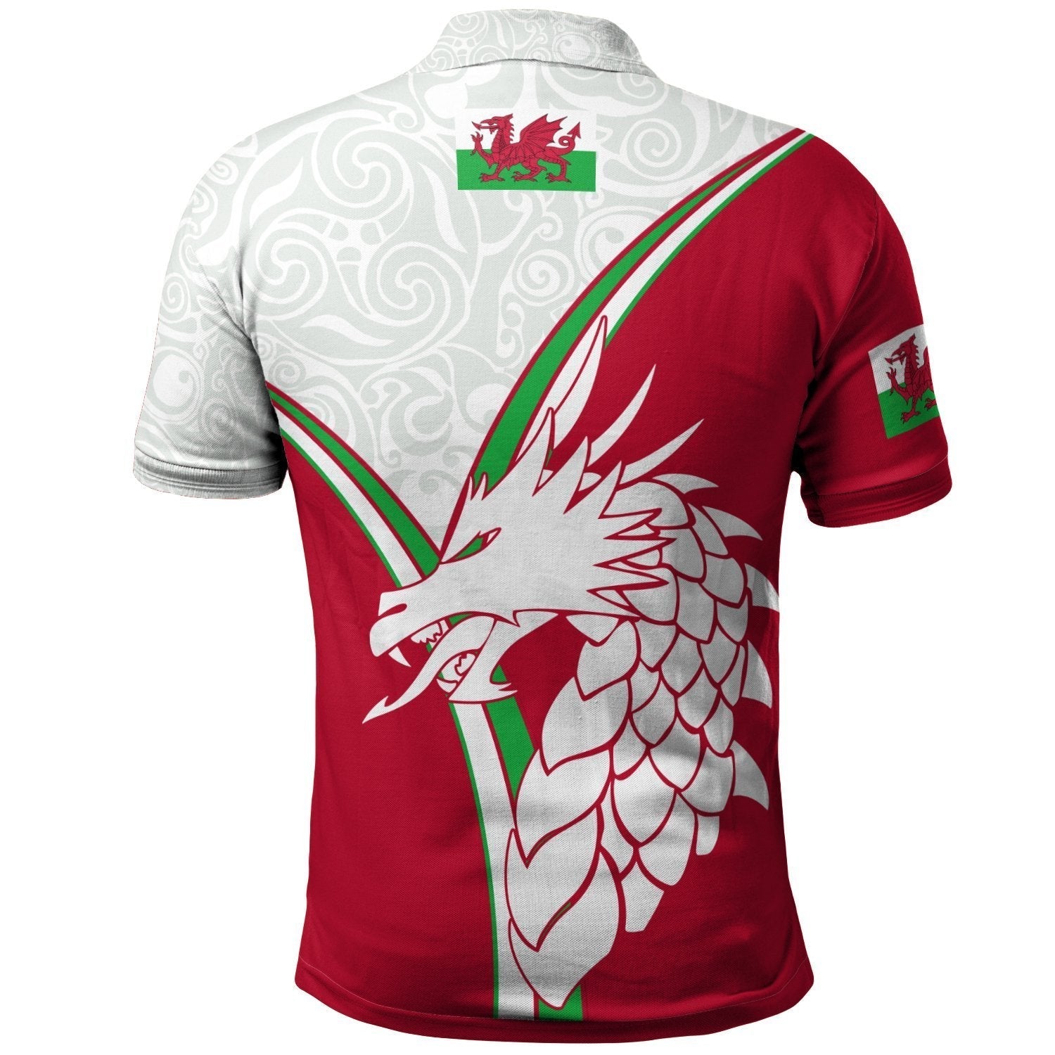 Wales Celtic Polo Shirt - Wales Pride - Vibe Hoodie Shop