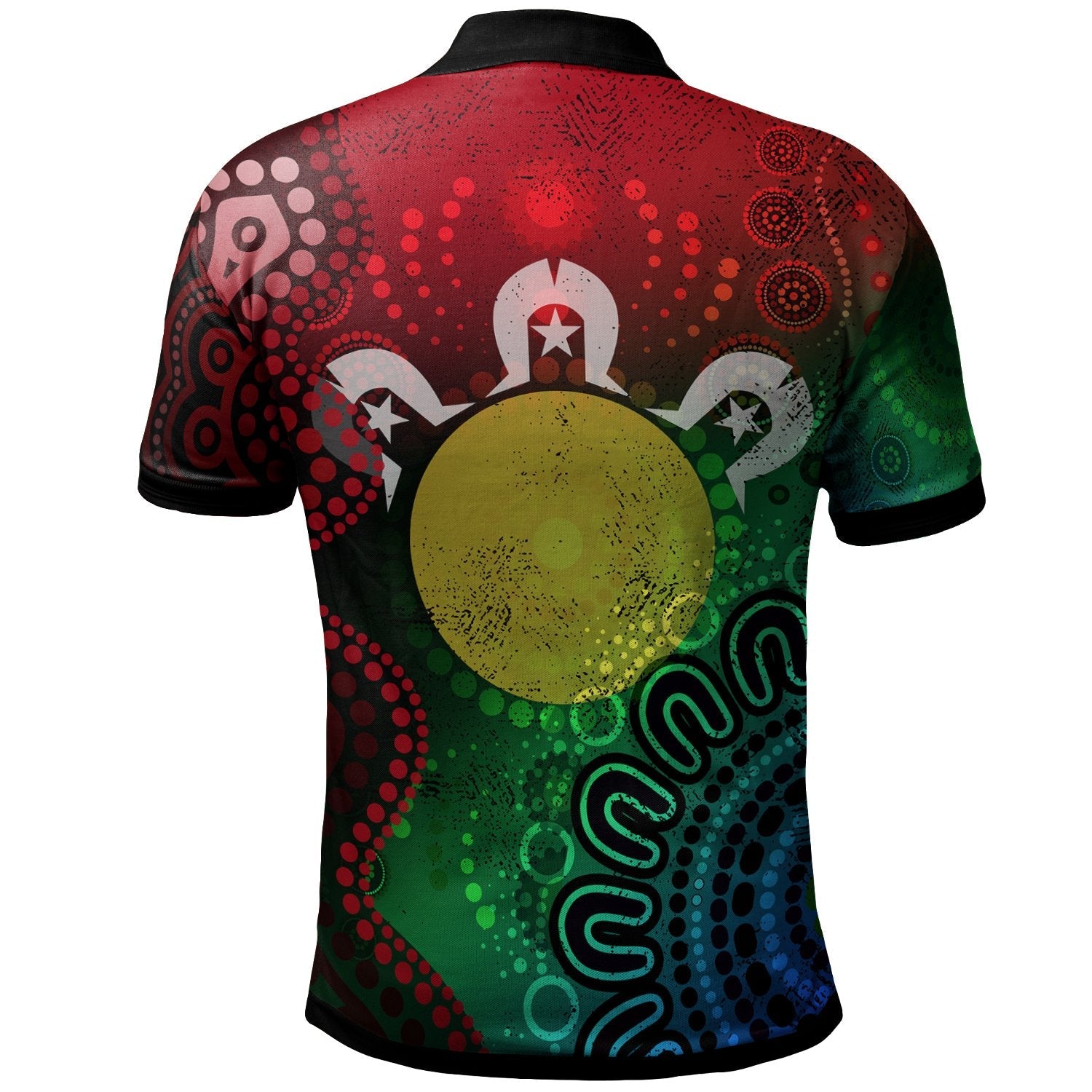NAIDOC Week Polo Shirt - Inspiration Of Indigenous Art - Vibe Hoodie Shop