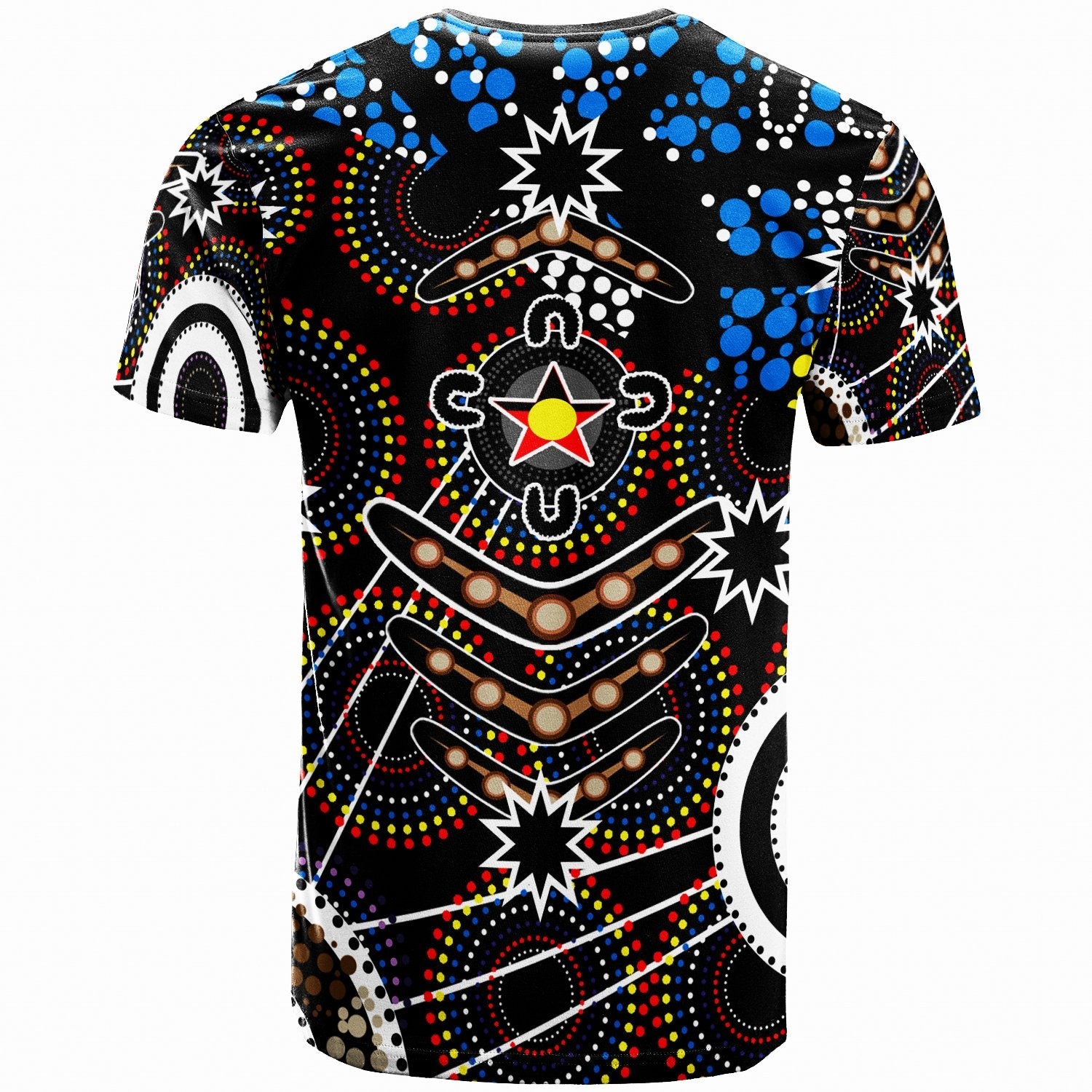 T shirt - Aboriginal Dream River - Vibe Hoodie Shop