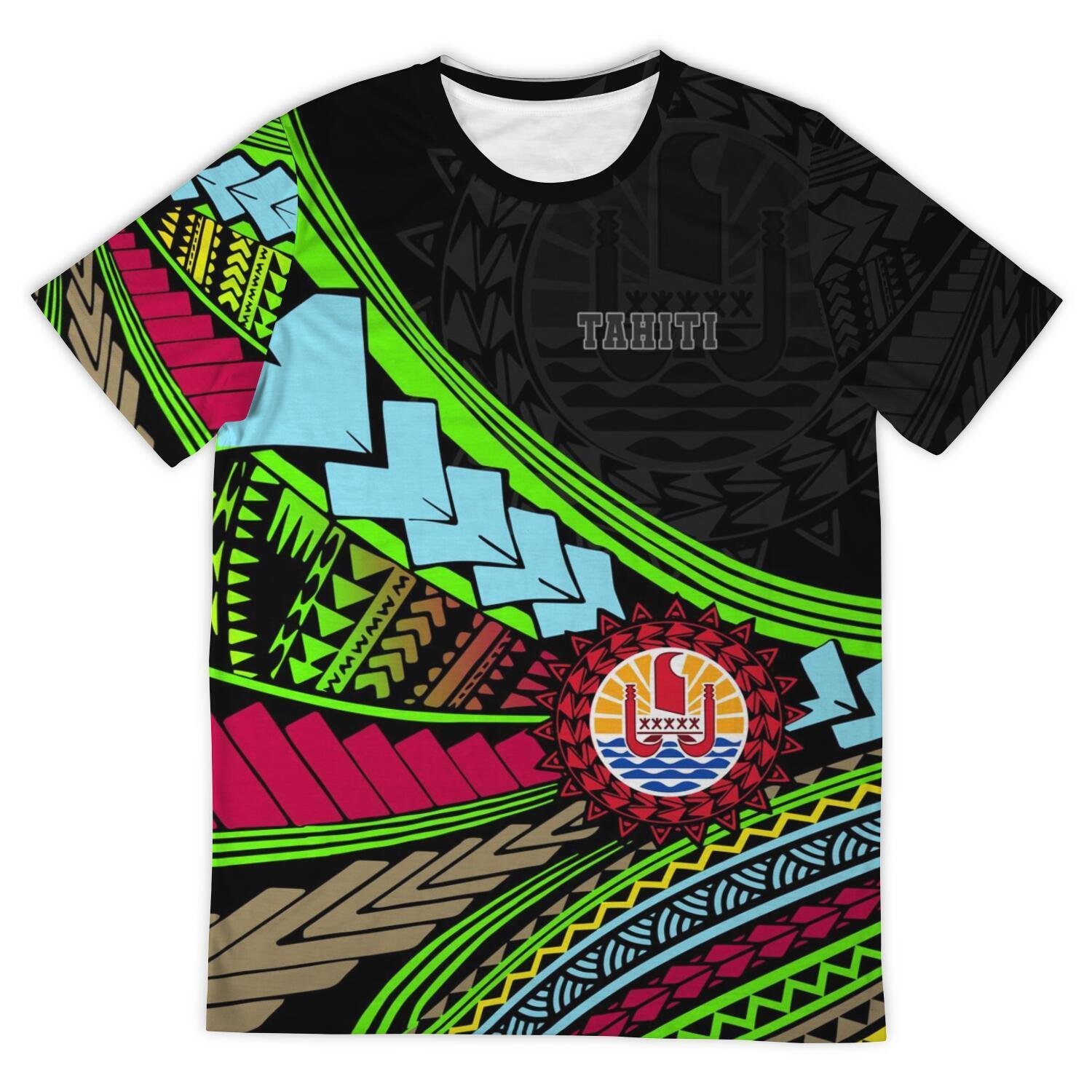 Tahiti T shirt Polynesian - Garish Style - Vibe Hoodie Shop