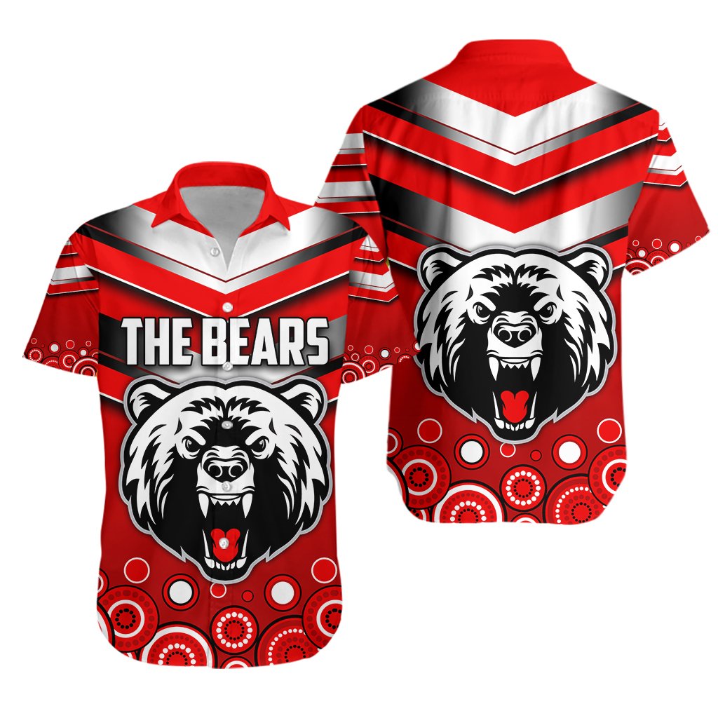 Bears Hawaiian Shirt North Sydney - Vibe Hoodie Shop