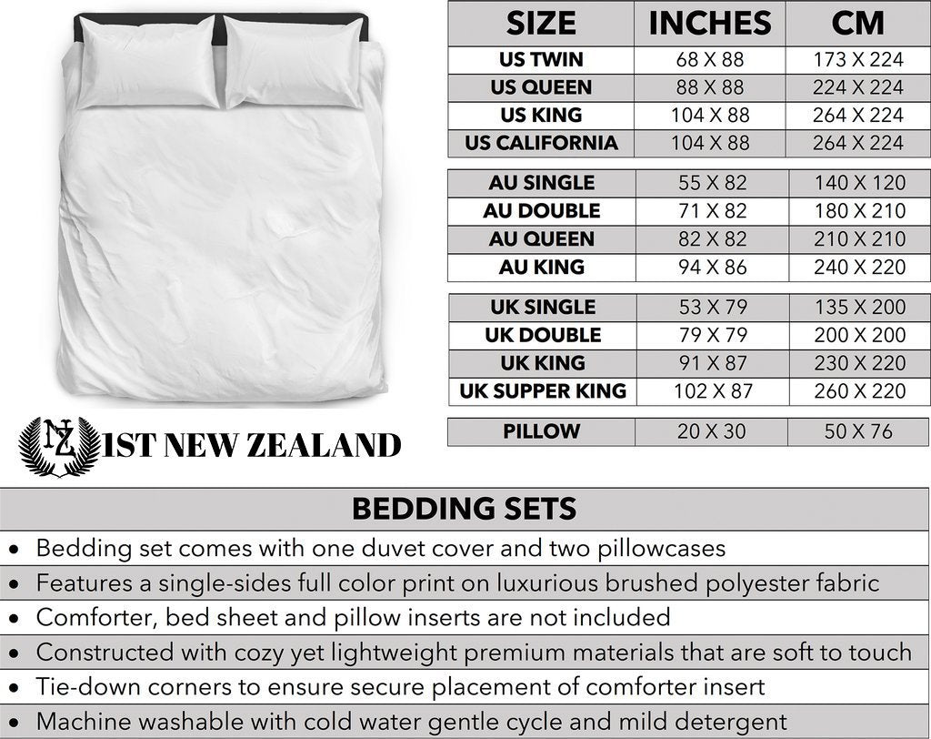 Hineraukatauri Goddess Of Music New Zealand Bedding Set 02 - Vibe Hoodie Shop
