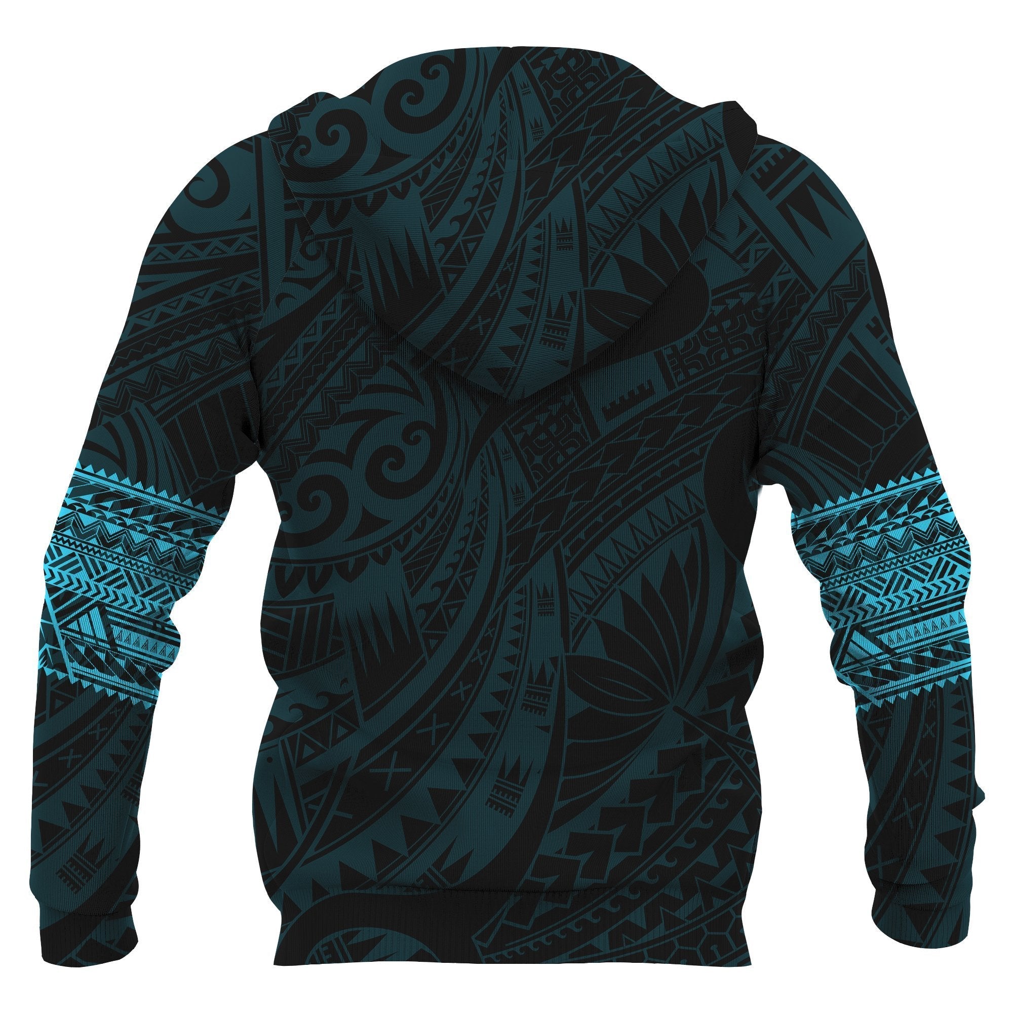 Maori Hoodie, New Zealand Tattoo All Over Print Hoodie - Vibe Hoodie Shop