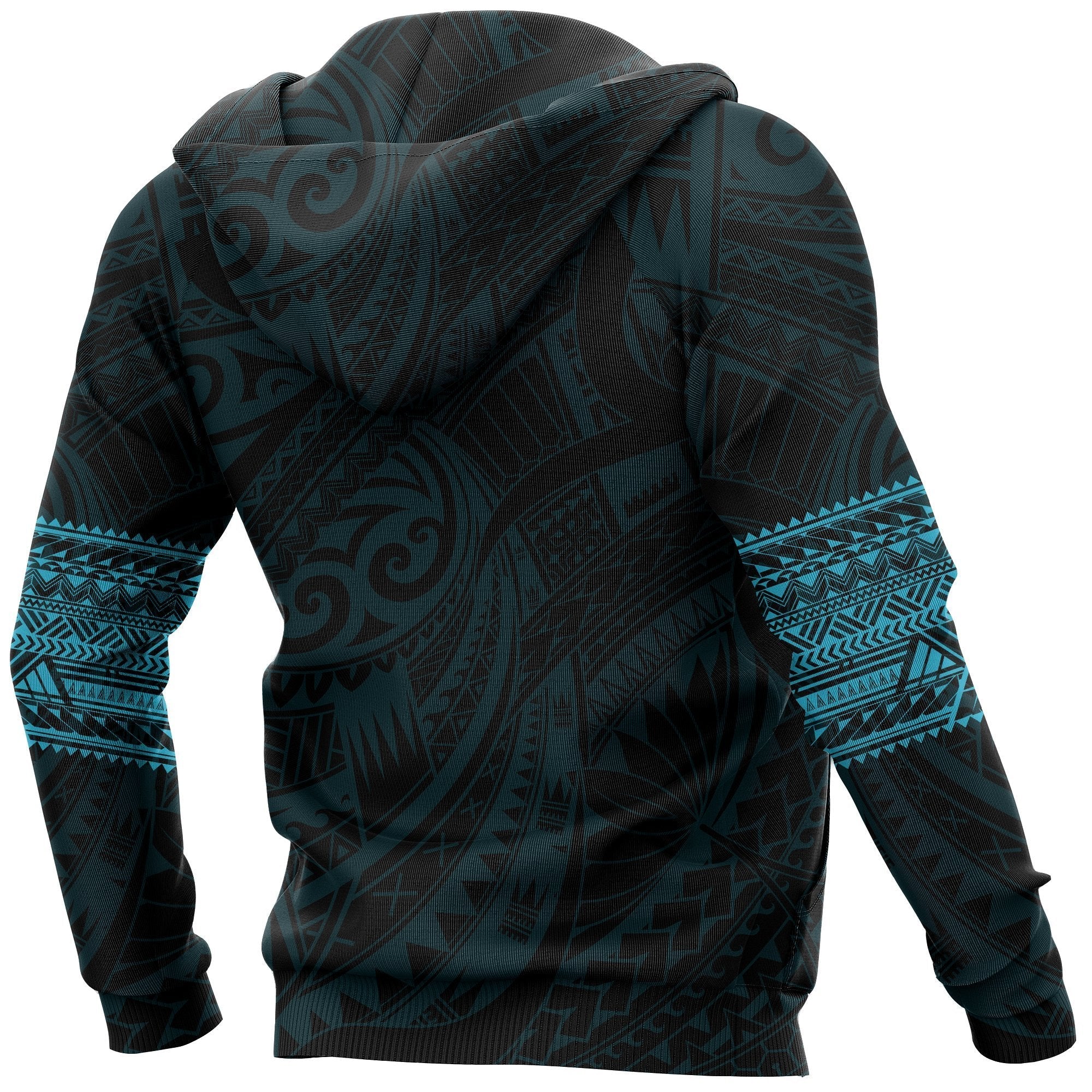 New Zealand Customized Aotearoa Maori Tattoo All Over Print Hoodie, Sea Style - Vibe Hoodie Shop