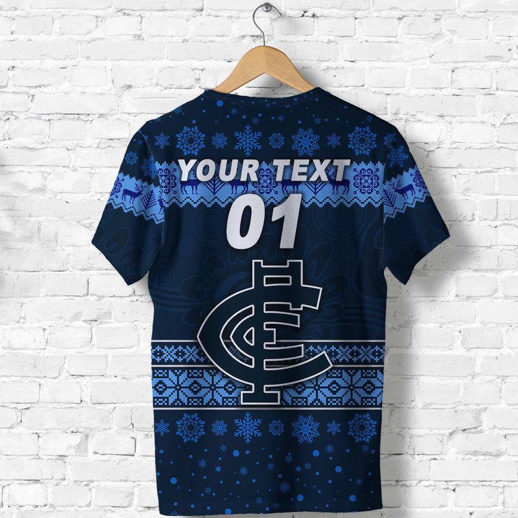 (Custom Personalised) Carlton Blues T shirt Christmas Simple Style - Vibe Hoodie Shop