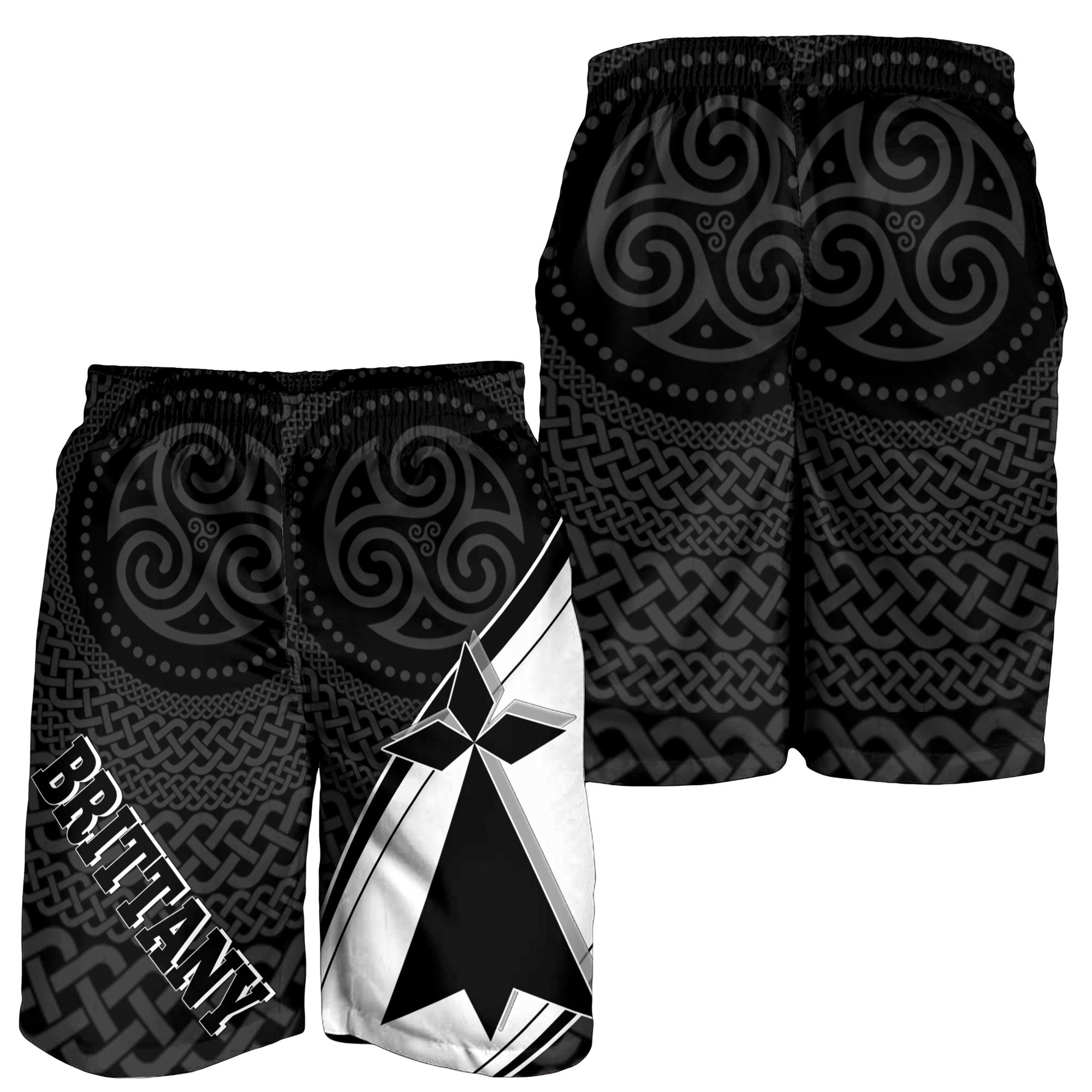 Brittany Celtic Men's Shorts - Proud To Be Breton - Vibe Hoodie Shop