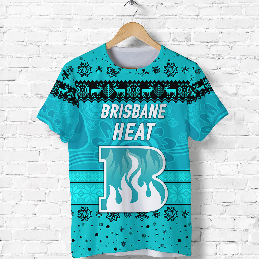 (Custom Personalised) Brisbane Heat T shirt Christmas Simple Style - Vibe Hoodie Shop