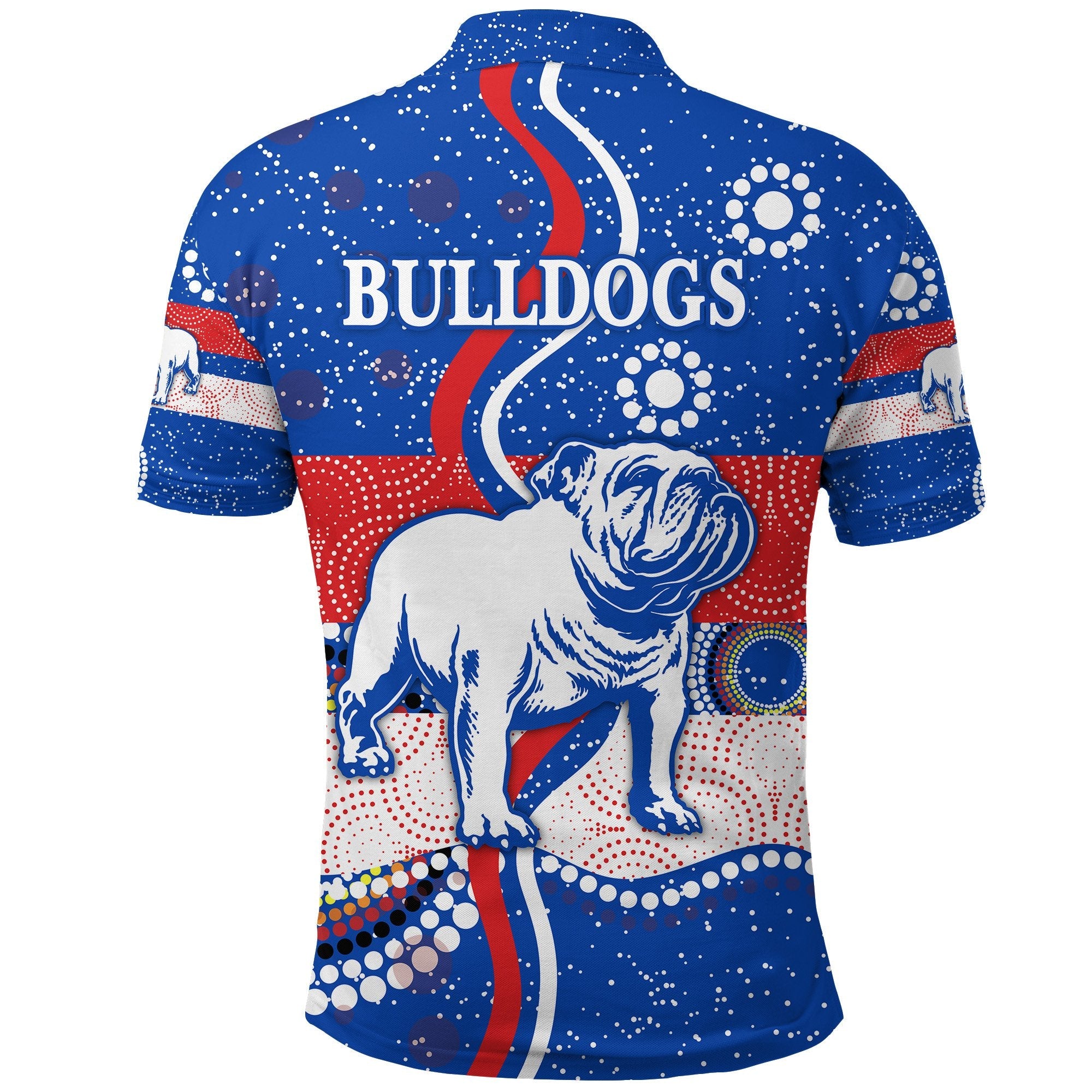 Western Polo Shirt Bulldogs Unique Indigenous - Vibe Hoodie Shop