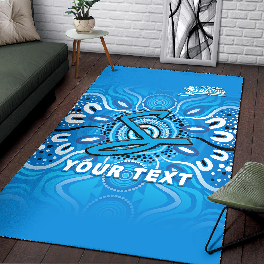 (Custom Personalised) Adelaide Strikers Aboriginal Cricket 2022 Area Rug - - Vibe Hoodie Shop