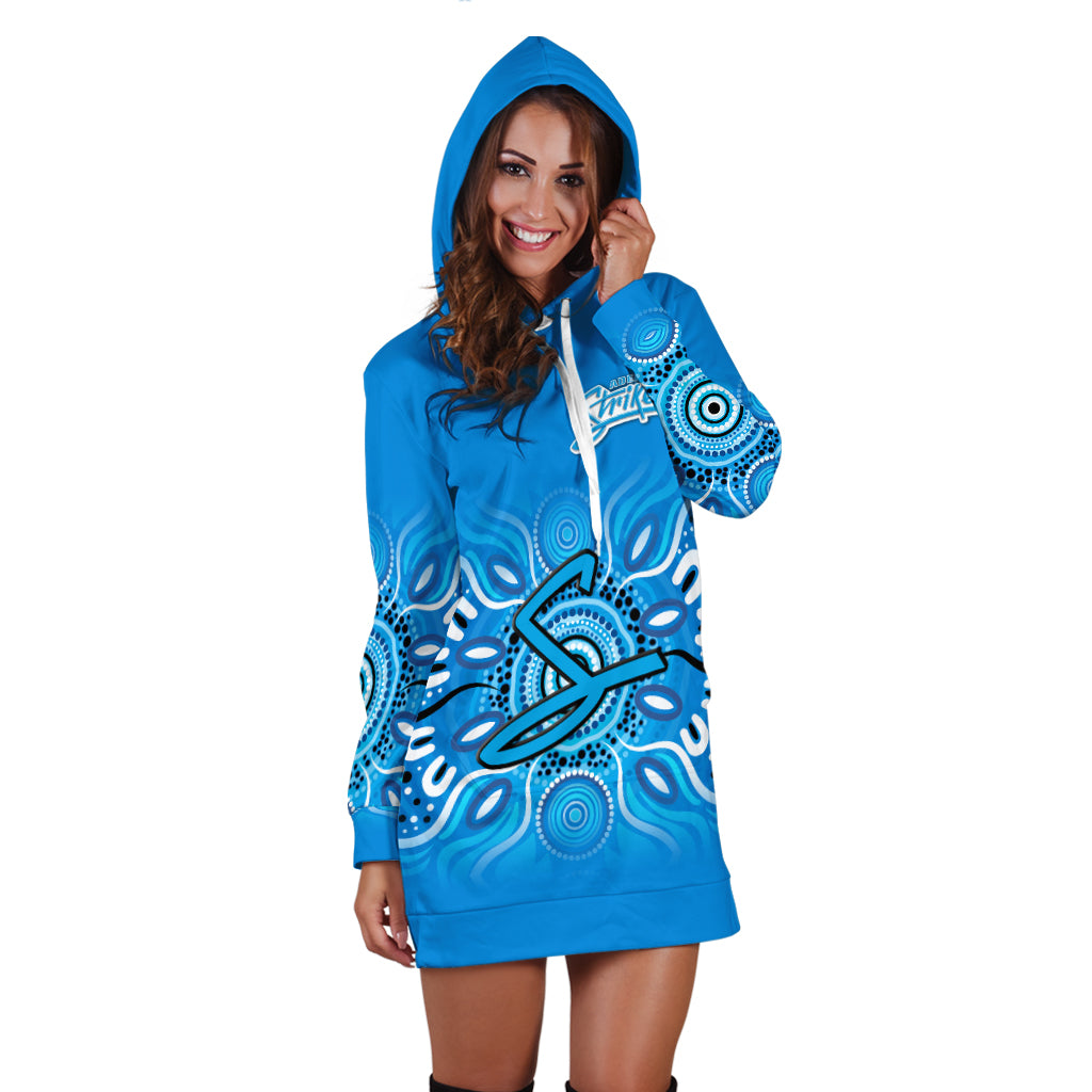 (Custom Personalised) Adelaide Strikers Aboriginal Cricket 2022 Hoodie Dress - - Vibe Hoodie Shop