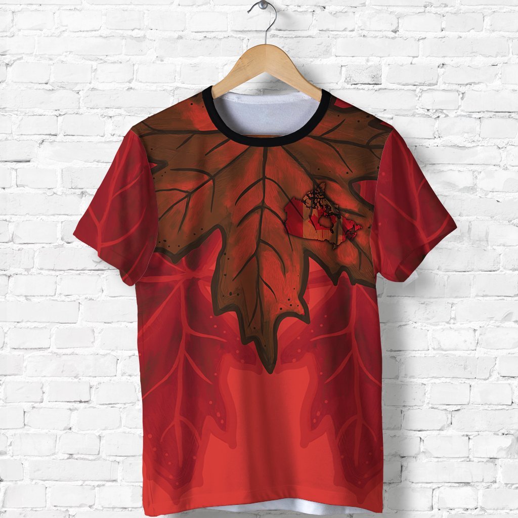 Canada Maple Leaf Autumn T shirt - Vibe Hoodie Shop