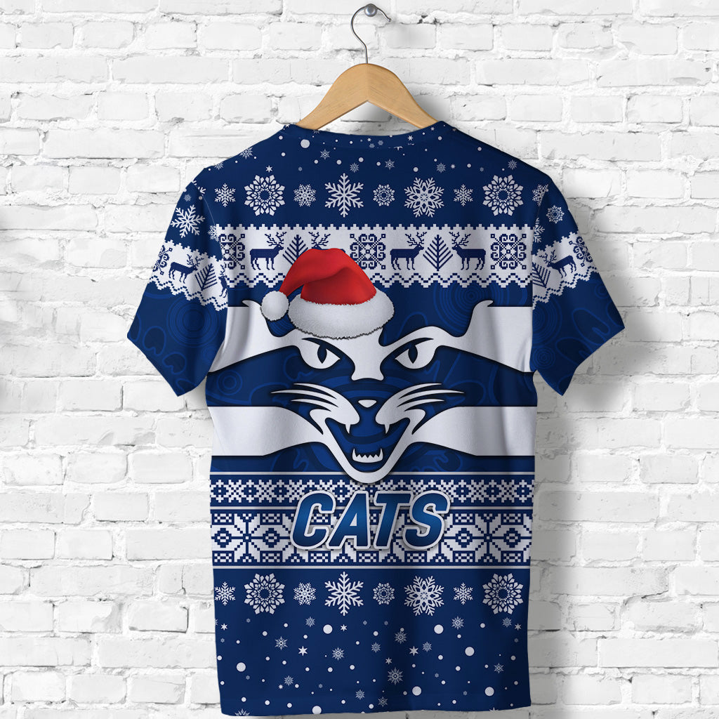 Geelong Cats T shirt Christmas Simple Style - Vibe Hoodie Shop