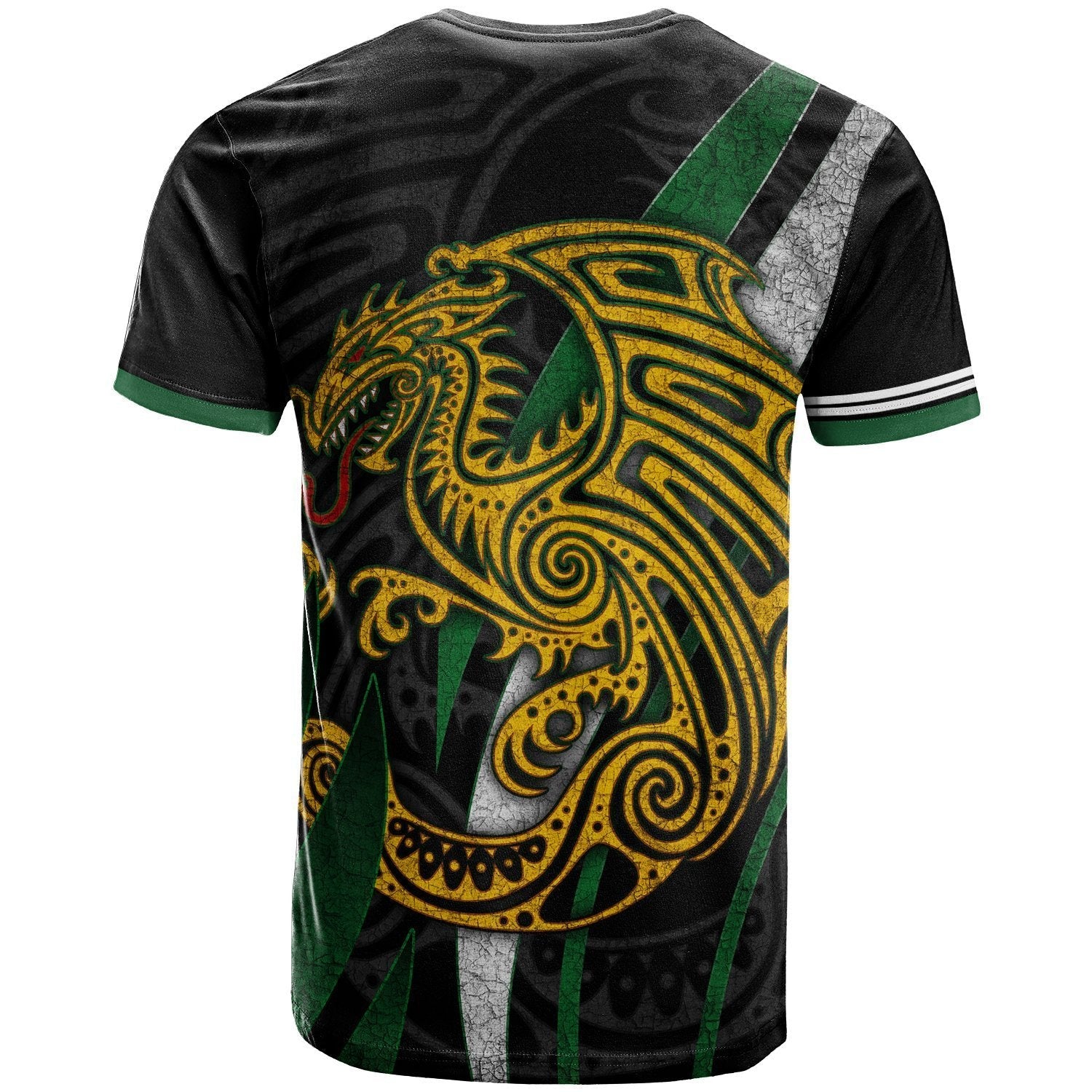 Celtic T shirt - Celtic Dragon Sport Style - Vibe Hoodie Shop