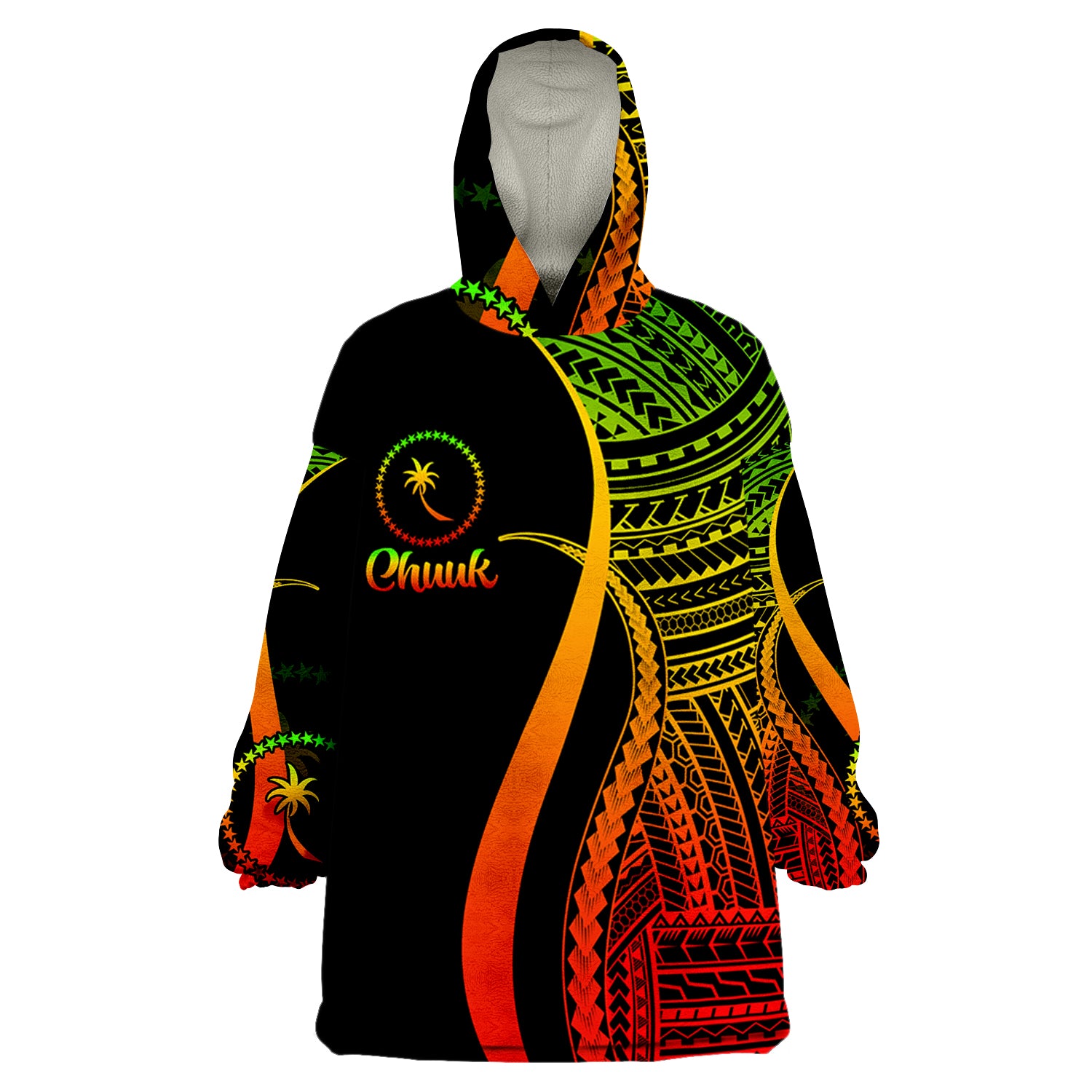 Chuuk Reggae Version Wearable Blanket Hoodie - Vibe Hoodie Shop