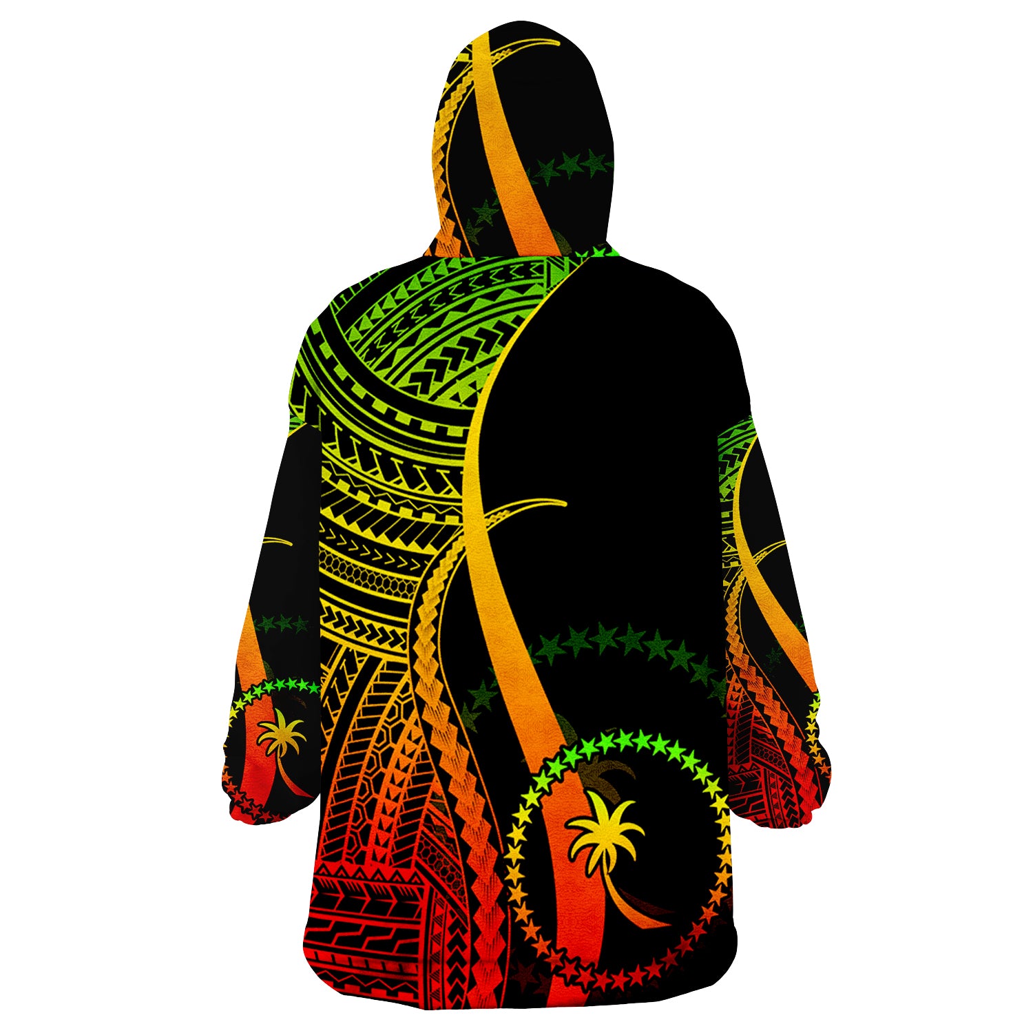 Chuuk Reggae Version Wearable Blanket Hoodie - Vibe Hoodie Shop