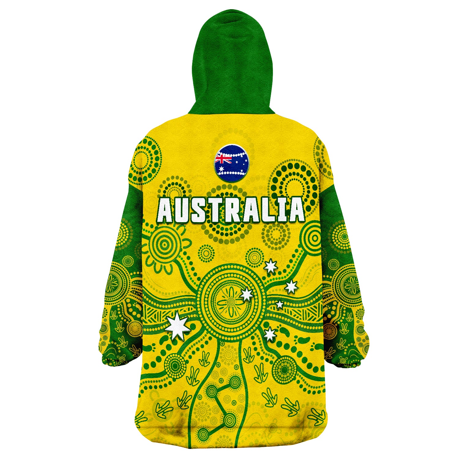 Cricket Australia Aussie 2022 Indigenous Special Version Wearable Blanket Hoodie - Vibe Hoodie Shop