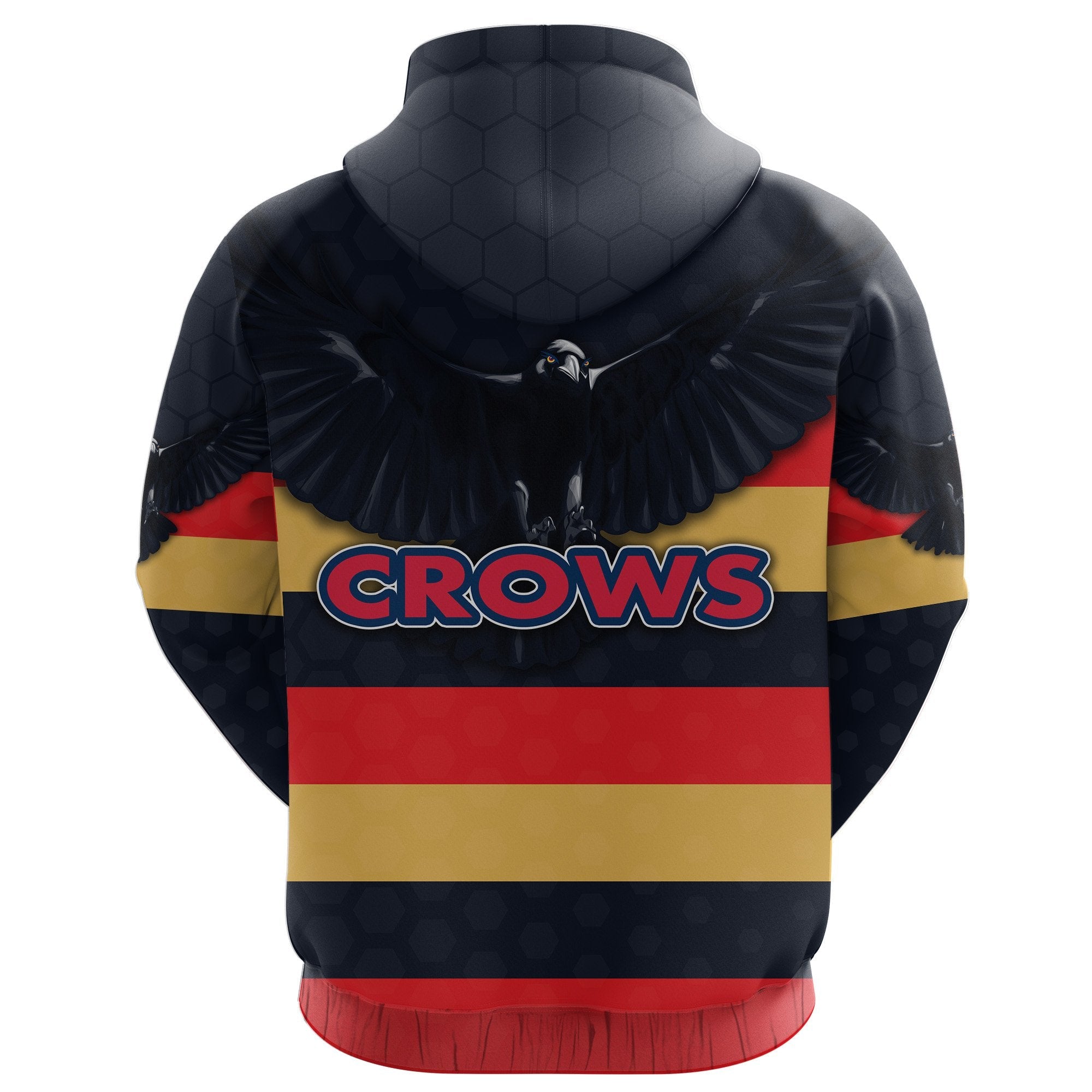 (Custom Personalised) Adelaide Zip Hoodie Original Crows - Vibe Hoodie Shop