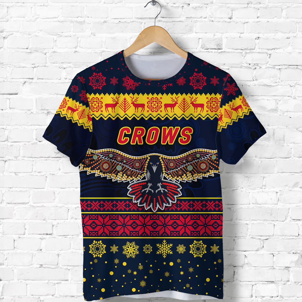(Custom Personalised) Adelaide Crows T shirt Christmas Simple Style - Vibe Hoodie Shop