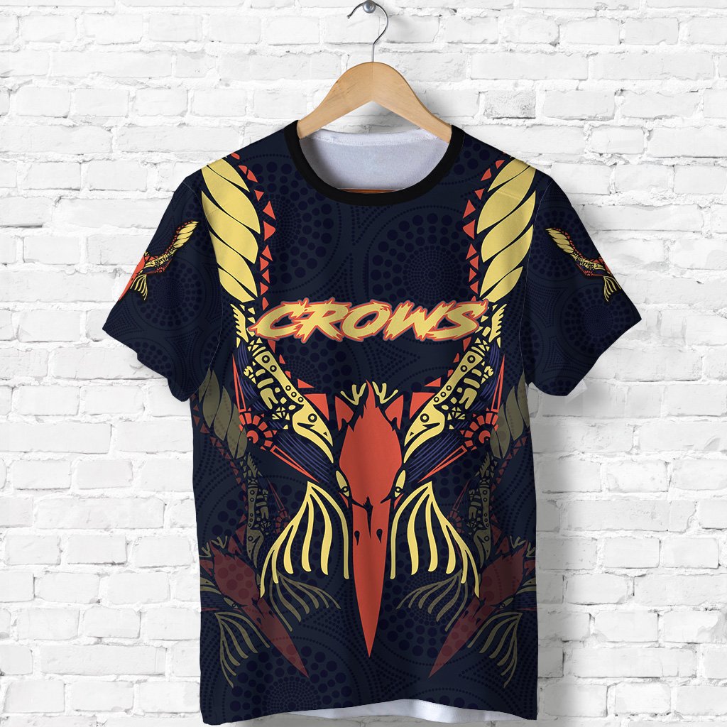 Adelaide T shirt Simple Indigenous Crows - Vibe Hoodie Shop