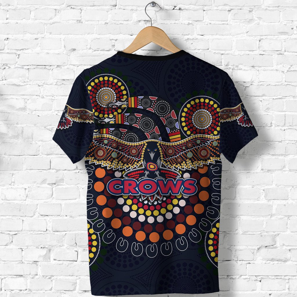 (Custom Personalised) Adelaide T shirt Indigenous Crows - Vibe Hoodie Shop