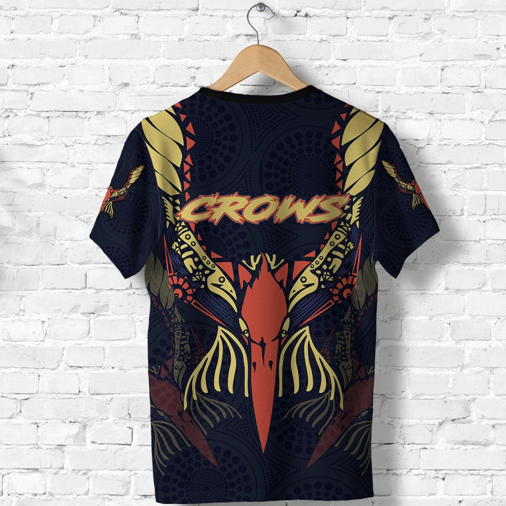 Adelaide T shirt Simple Indigenous Crows - Vibe Hoodie Shop