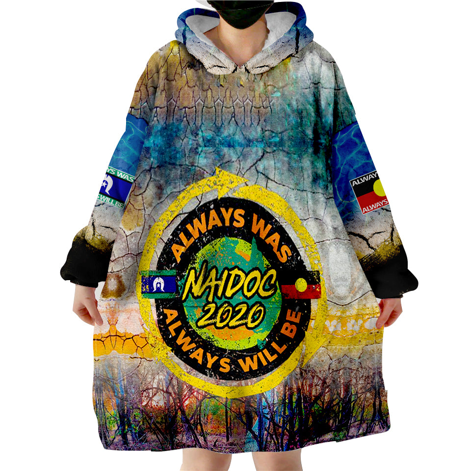 (Custom Personalised) NAIDOC Week Wearable Blanket Hoodie - Vibe Hoodie Shop