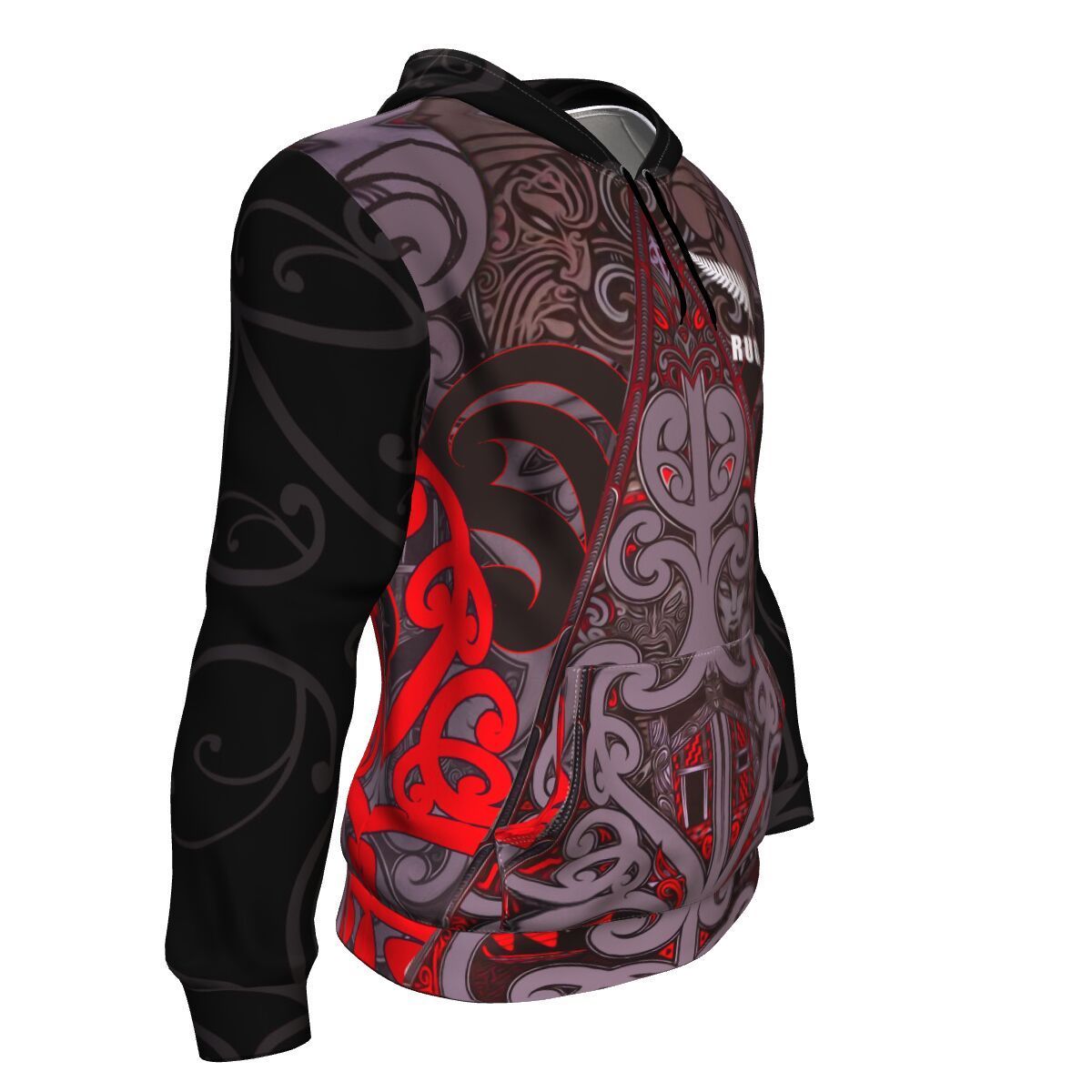 New Zealand Maori Rugby Hoodie - Vibe Hoodie Shop