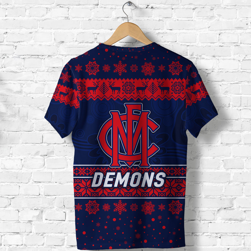 Melbourne Demons T shirt Christmas Simple Style - Vibe Hoodie Shop