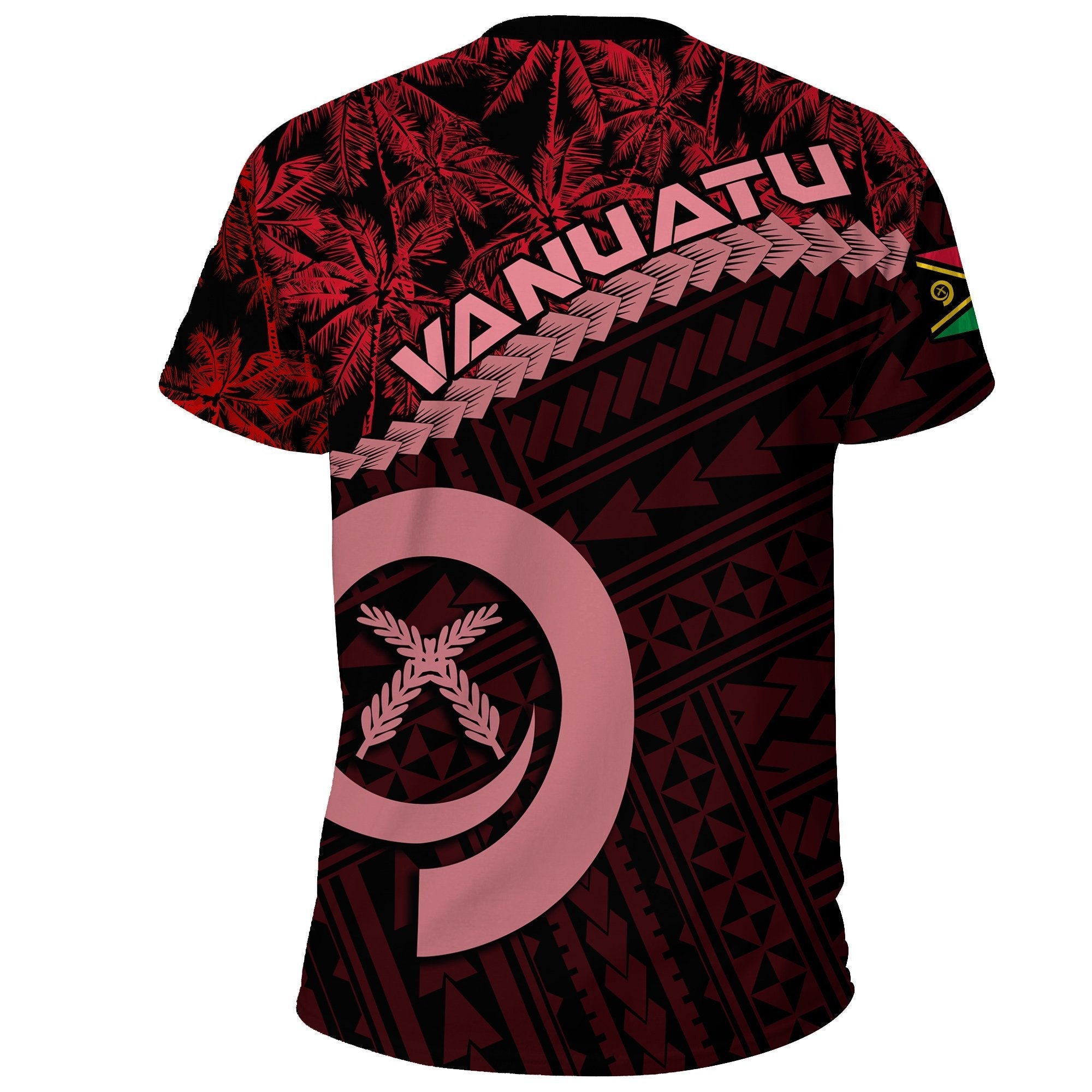 Vanuatu T shirt Red Coconut No - Vibe Hoodie Shop